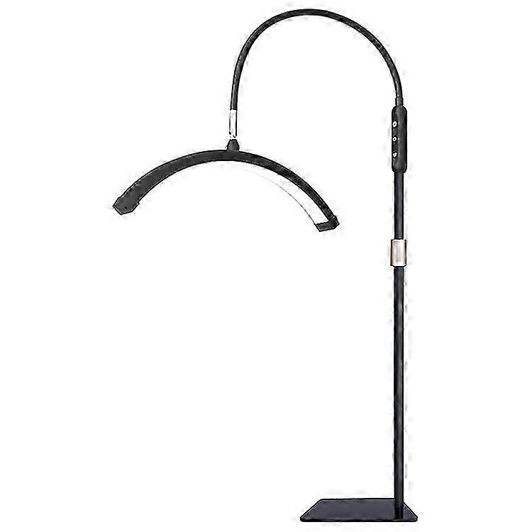 18 inch Dimmable Half Moon LED Beauty Lamp with Color Temperature Adjustment for Eyelash Extensions and Tattoo - EU