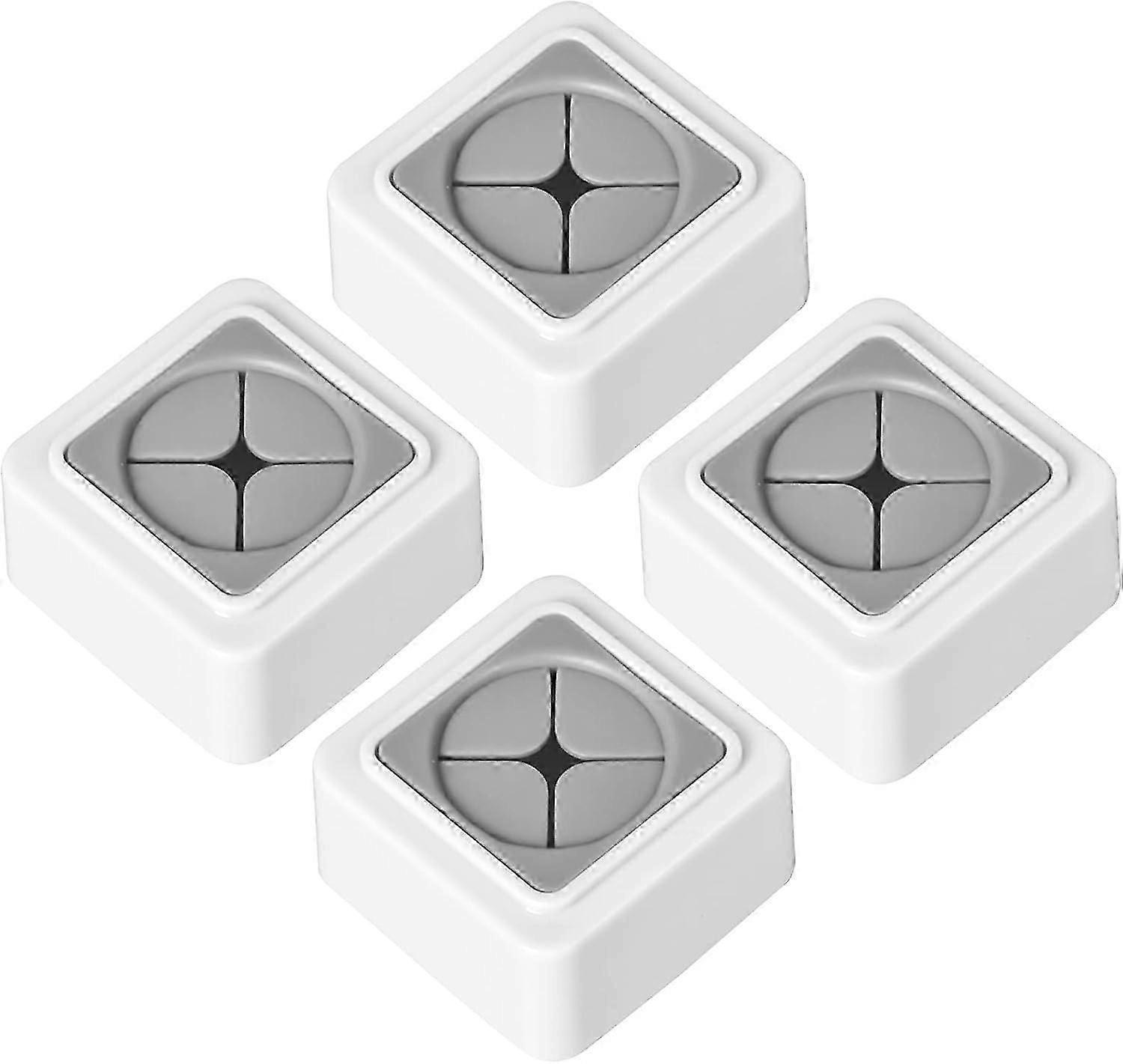 4 Self-Adhesive Plastic Tea Towel Hooks for Kitchen & Bathroom, Grey