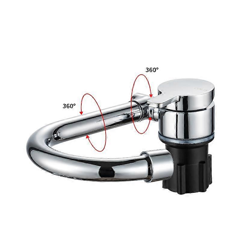 Foldable RV Faucet Rotation 9/16 Inlet Faucet for RV Deck