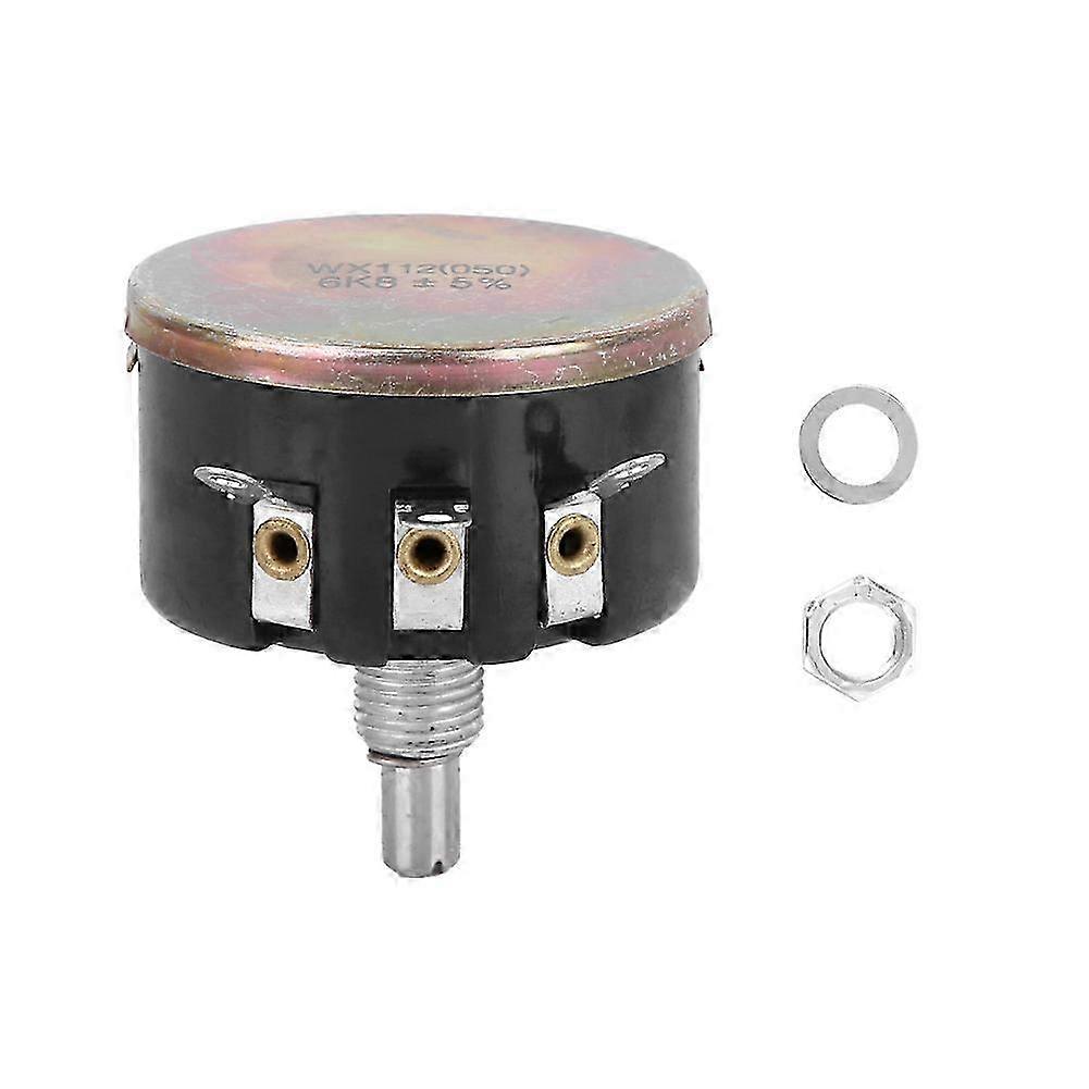 2025 WX112(050) 6.8K 5W Single Turn Screw Thread Rotation Wire Wound Potentiometer