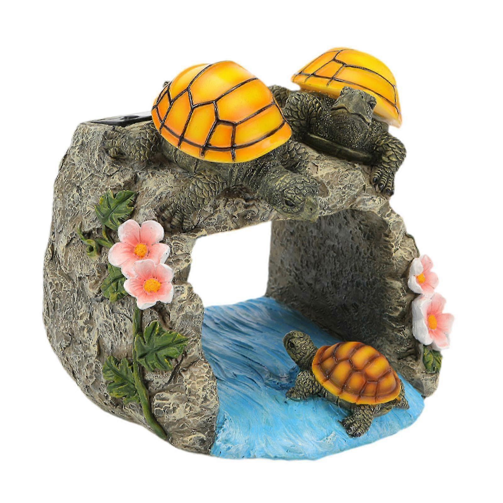 Gutter Downspout Extension Decorative Turtle Figurine for Garden Patio Yard