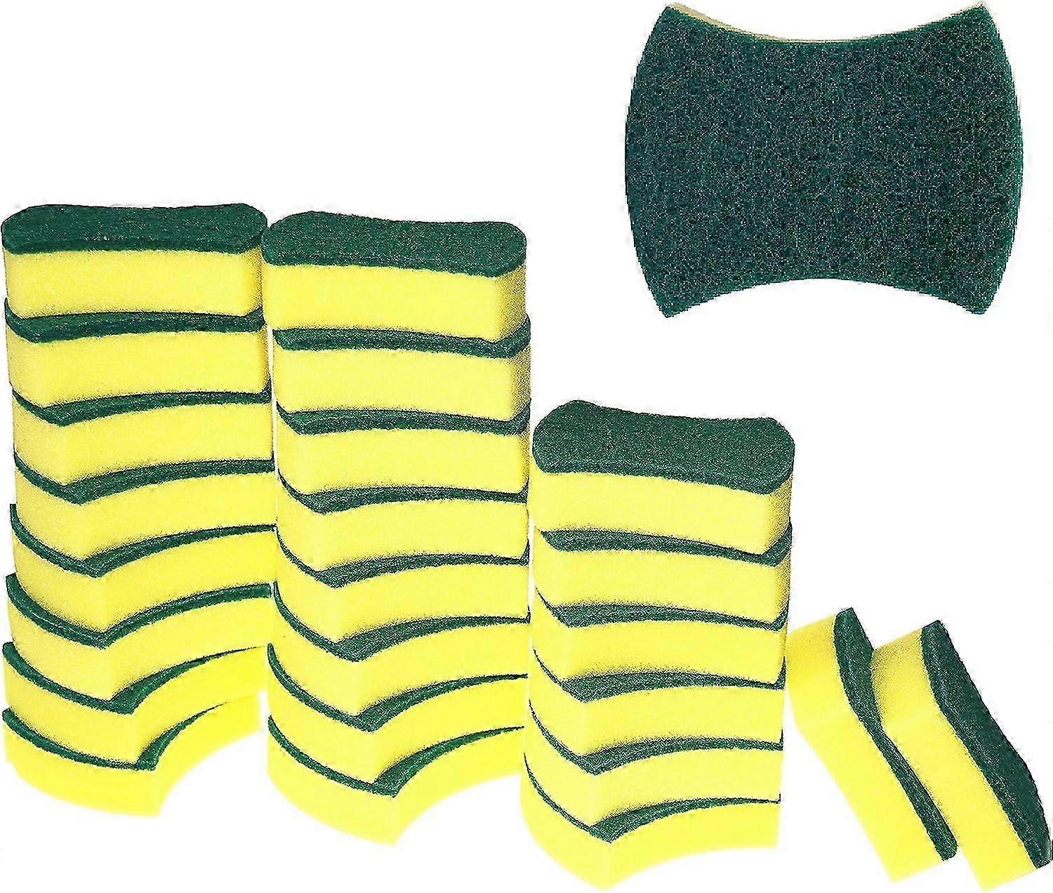 24 Pack Non-Scratch Dish Sponges for Kitchen & Cleaning