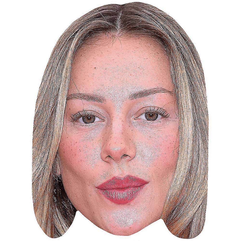 Ester Exposito (Long Hair) Celebrity Mask, Flat Card Face