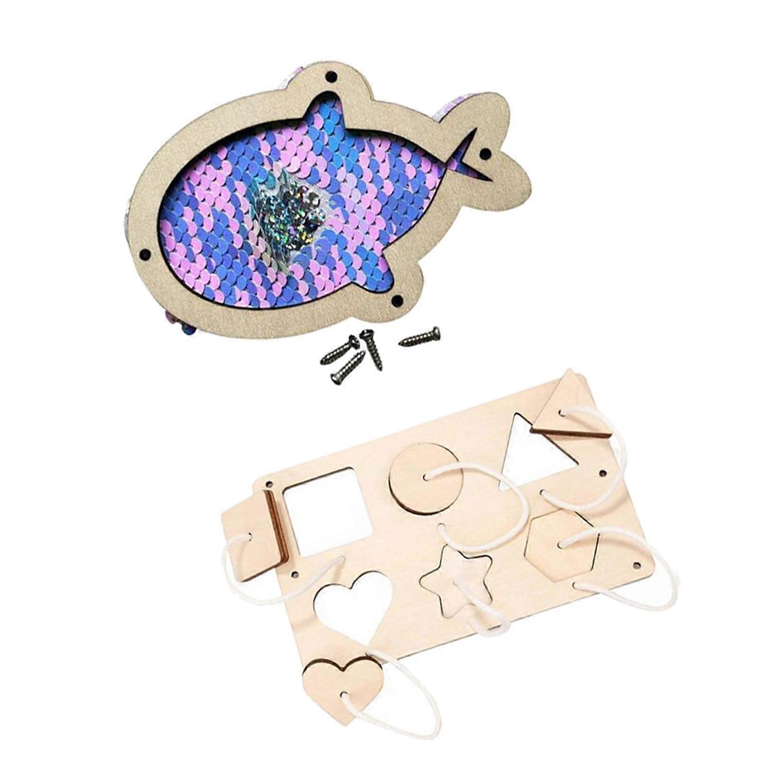 2x Busy Board Parts Exercise Basic Skill Fine Motor Skill Learning Accessories