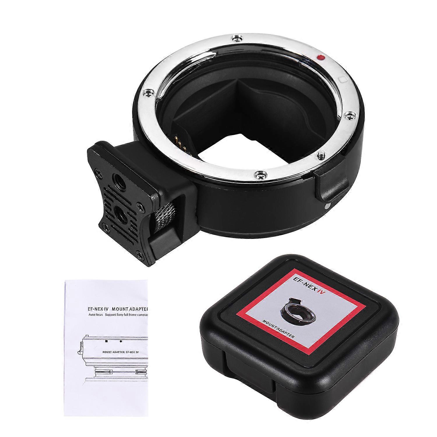 EF-NEX IV Lens Mount Adapter Ring High Speed Digital Auto Focus Compatible with Canon EF EF-S Lens to Sony A7 A7R A7S A5000 A6000 Mirrorless Cameras