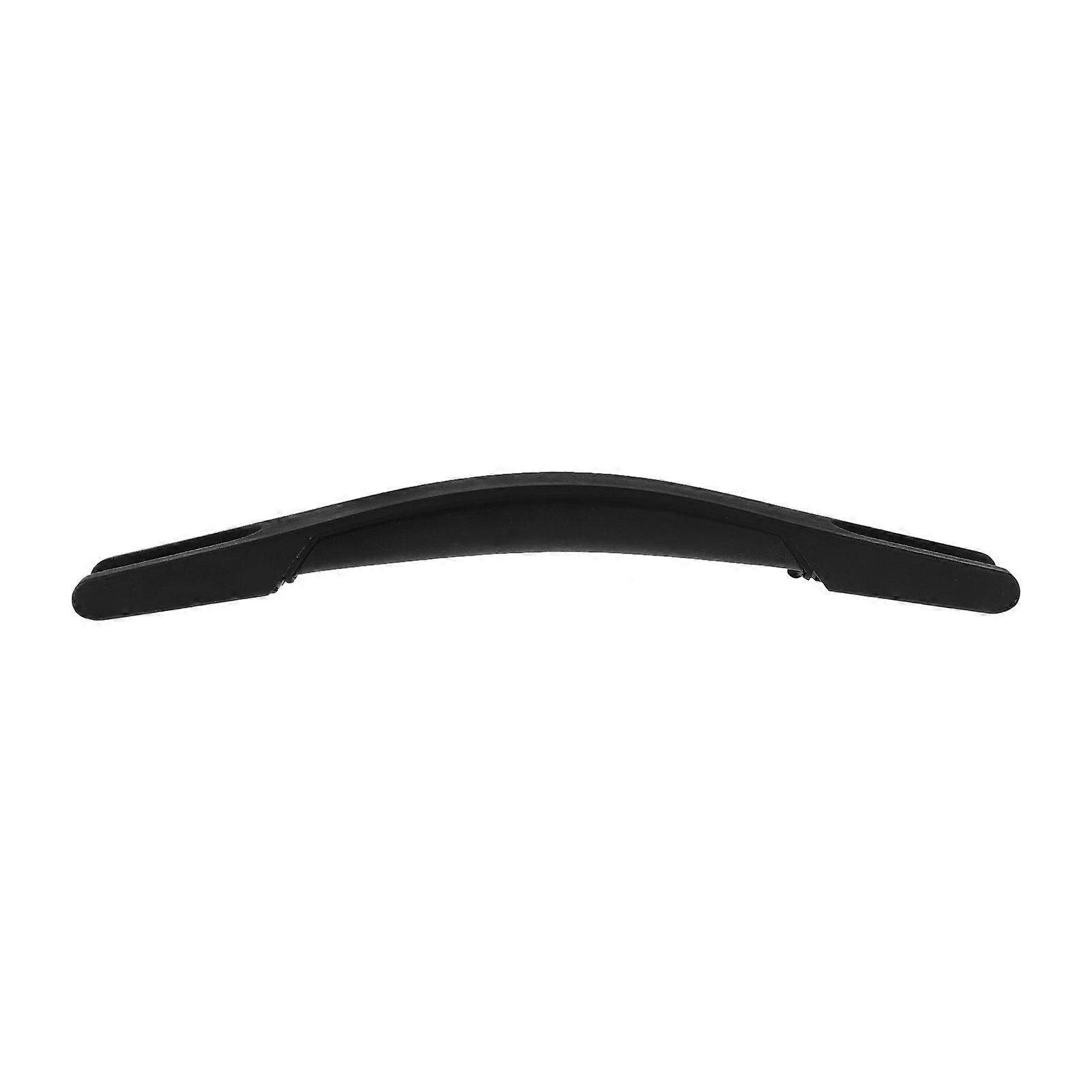 Luggage Handle Replacement Parts Comfortable Grip Durable Travel Accessories 22.00X2.00X1.20CM Black Rectangular Minimalist Design 1Set