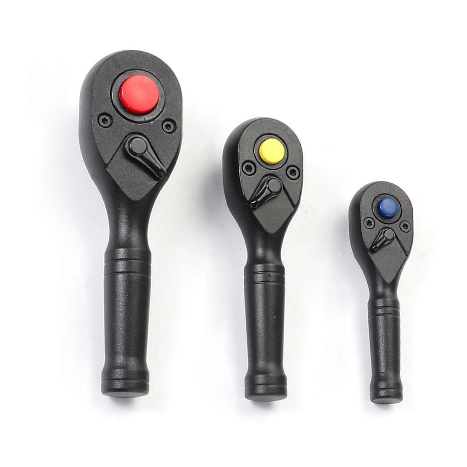 3piece 72tooth ratchet wrench set for tight spaces, including 1/4 inch, 3/8 inch, 1/2 inch drives, quickrelease, reversible Ref: 2684