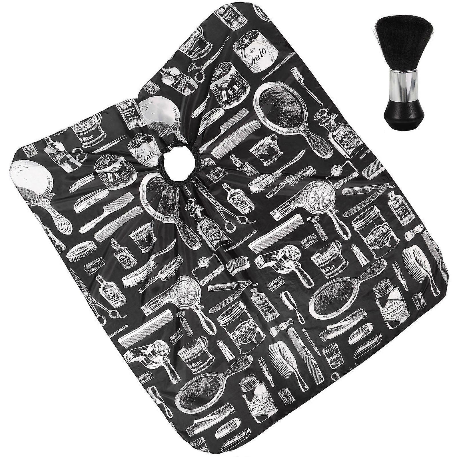Barbering Supplies Foldable Haircut Cover Heat-Resistant 140x117cm Assorted Color 1Set