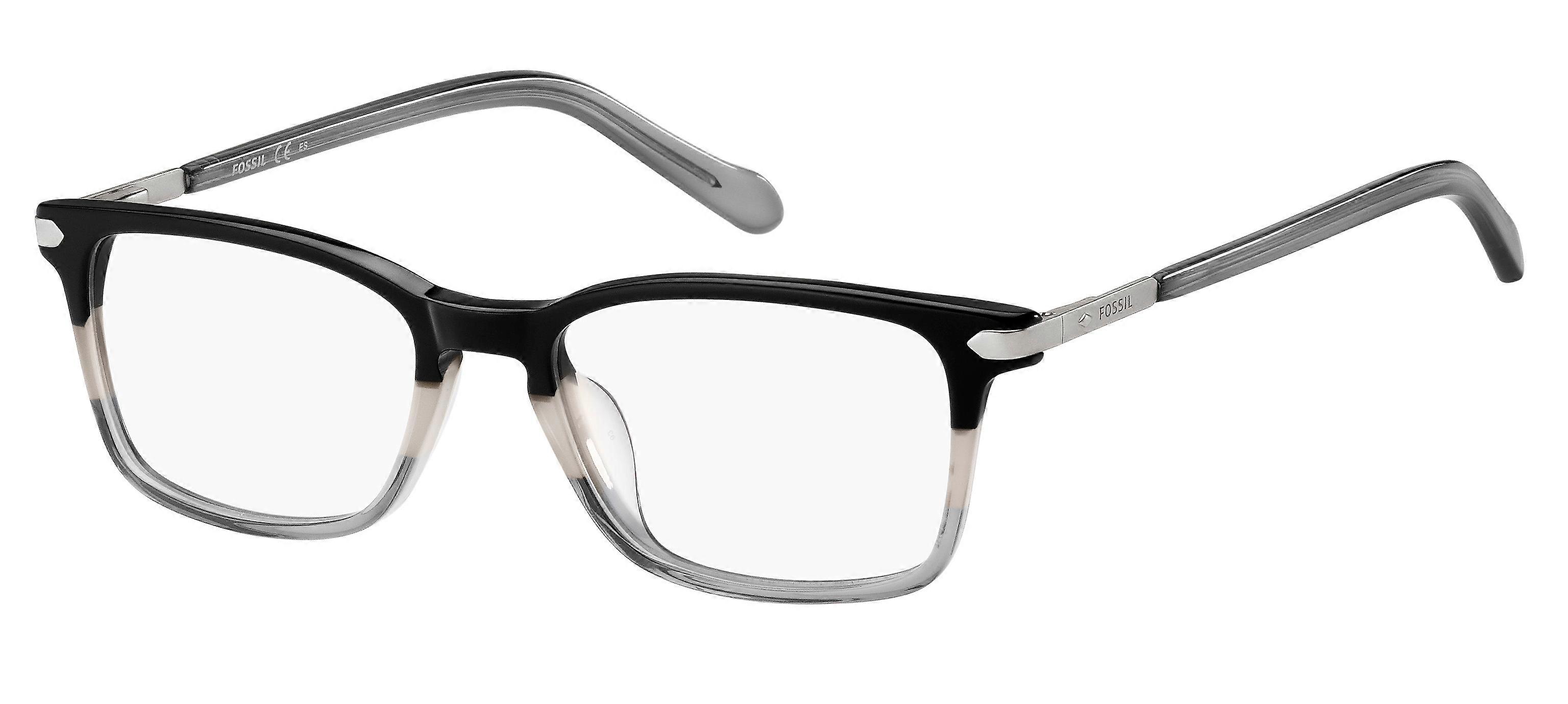 Eyewear Frames FOSSIL FOS 7075/G 6Q1 STRIPED BLACK GREY 52/18/145 MAN