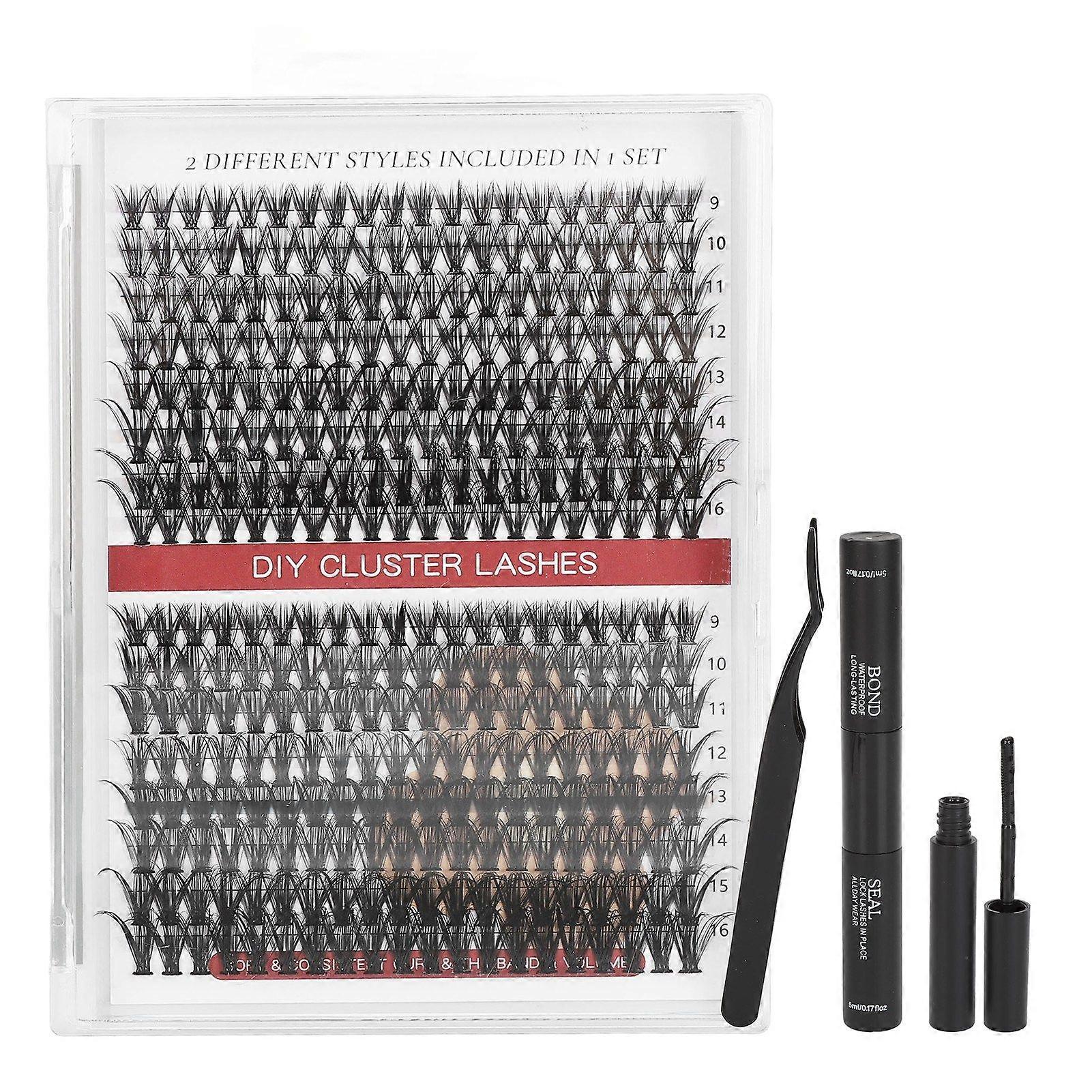 2025 Latest Model Lash Extension Kit with Bond Seal Tweezers Easy To Apply Lon...