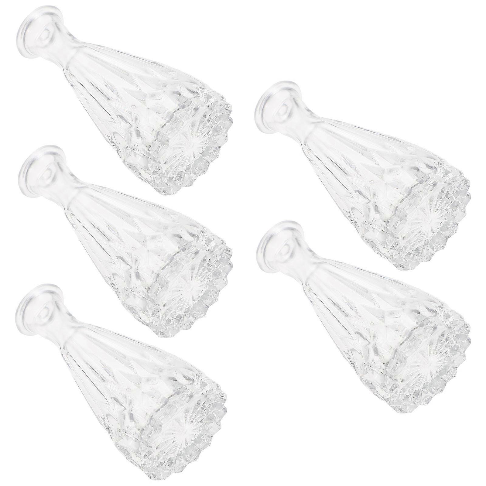 Glass Aromatherapy Bottles Set Decorative Tabletop Vases for Essential Oils, Fragrance Diffusion, Home, Office & Special Occasions