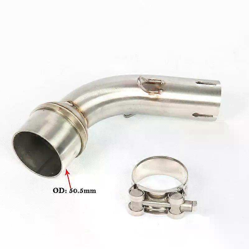 con For Yamaha YZF R25 R3 MT-03 MT03 Motorcycle Exhaust 51mm Escape Systems Connection Muffler Modified Slip On Middle Link Pipe
