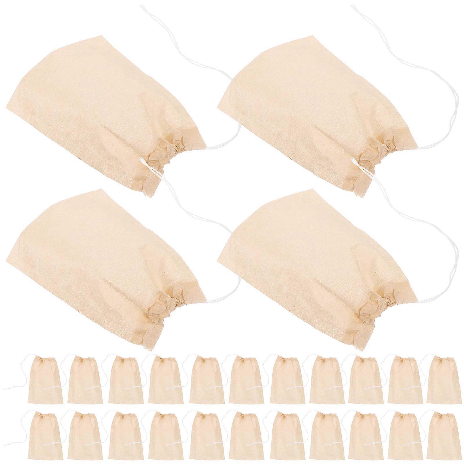 Coffee Filter Bags For Soup Making Diy Enthusiasts 6*8cm Yellow Filter Paper 300Set