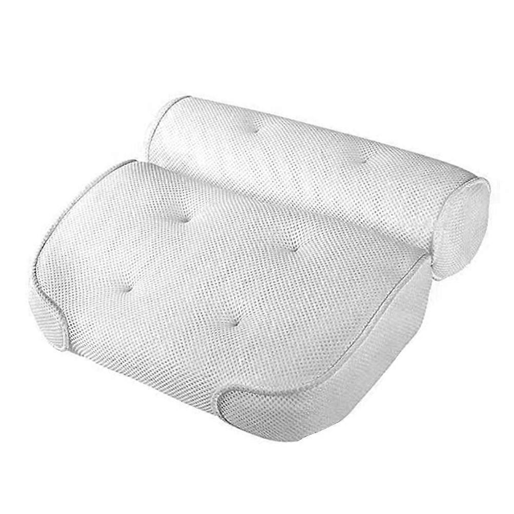 Home Spa Bath Pillows 3D Mesh 35X33X9CM Bath Support Square 1Pcs