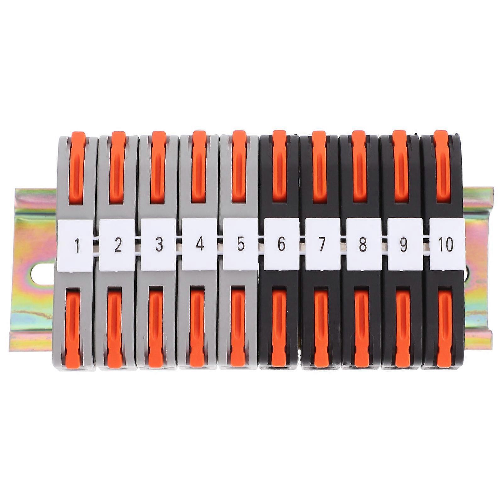 Wire Ends Terminal Kit Din Rail Terminal Blocks Electrical Wire Connection Electricians 1 Set