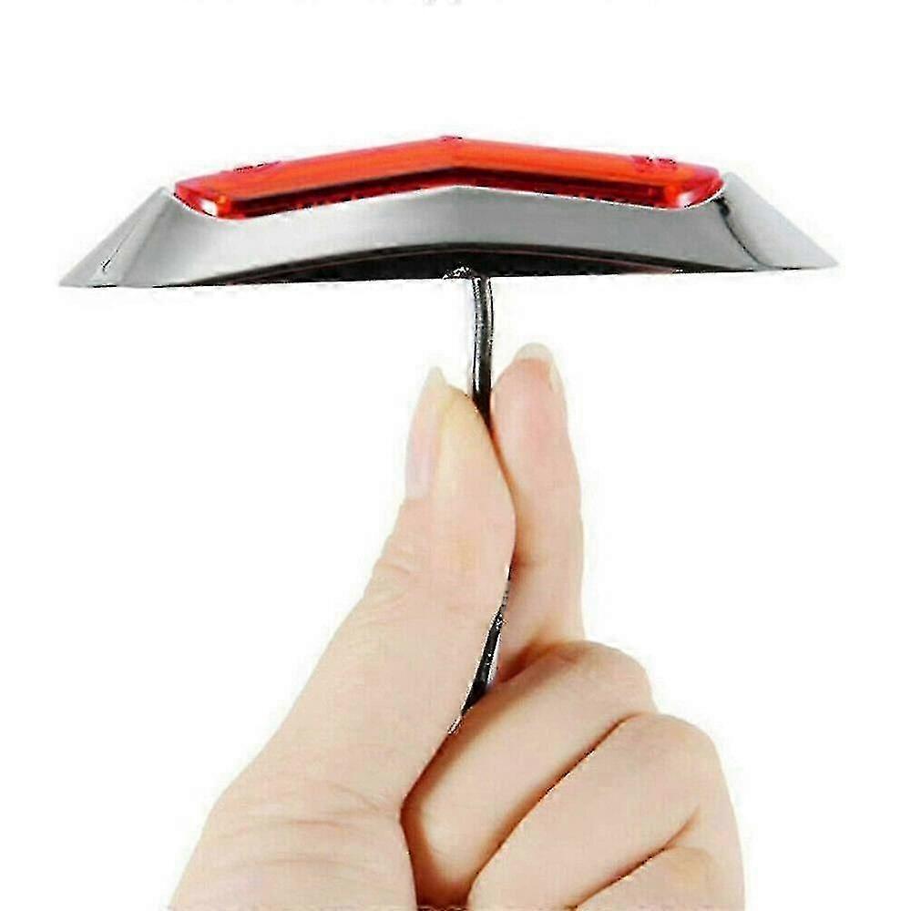 Led Boat Navigation Light Deck Waterproof Bow Pontoon Lampredgreen2pcs