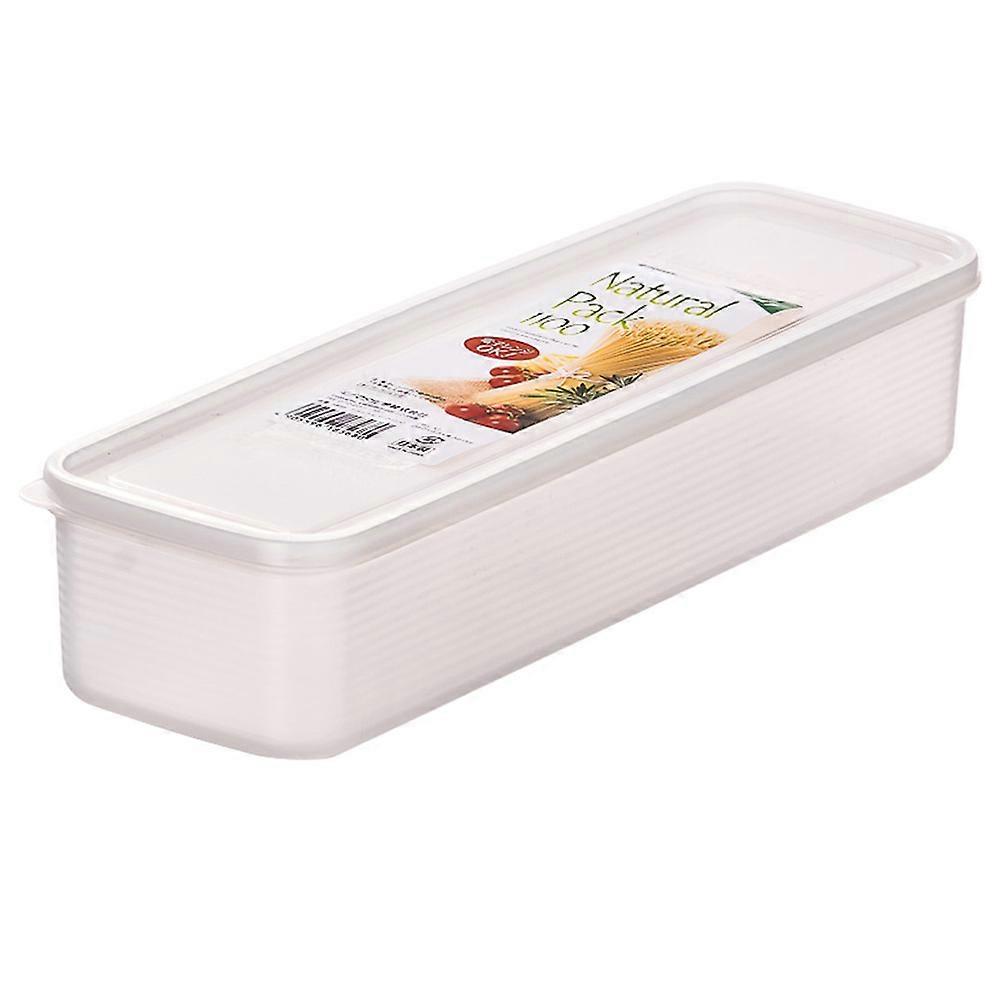 Vegetable Keeper Crisper Crisper Storage Box Home Organization Kitchen Use Refrigerator Storage 29x9.3x6cm 1Pack