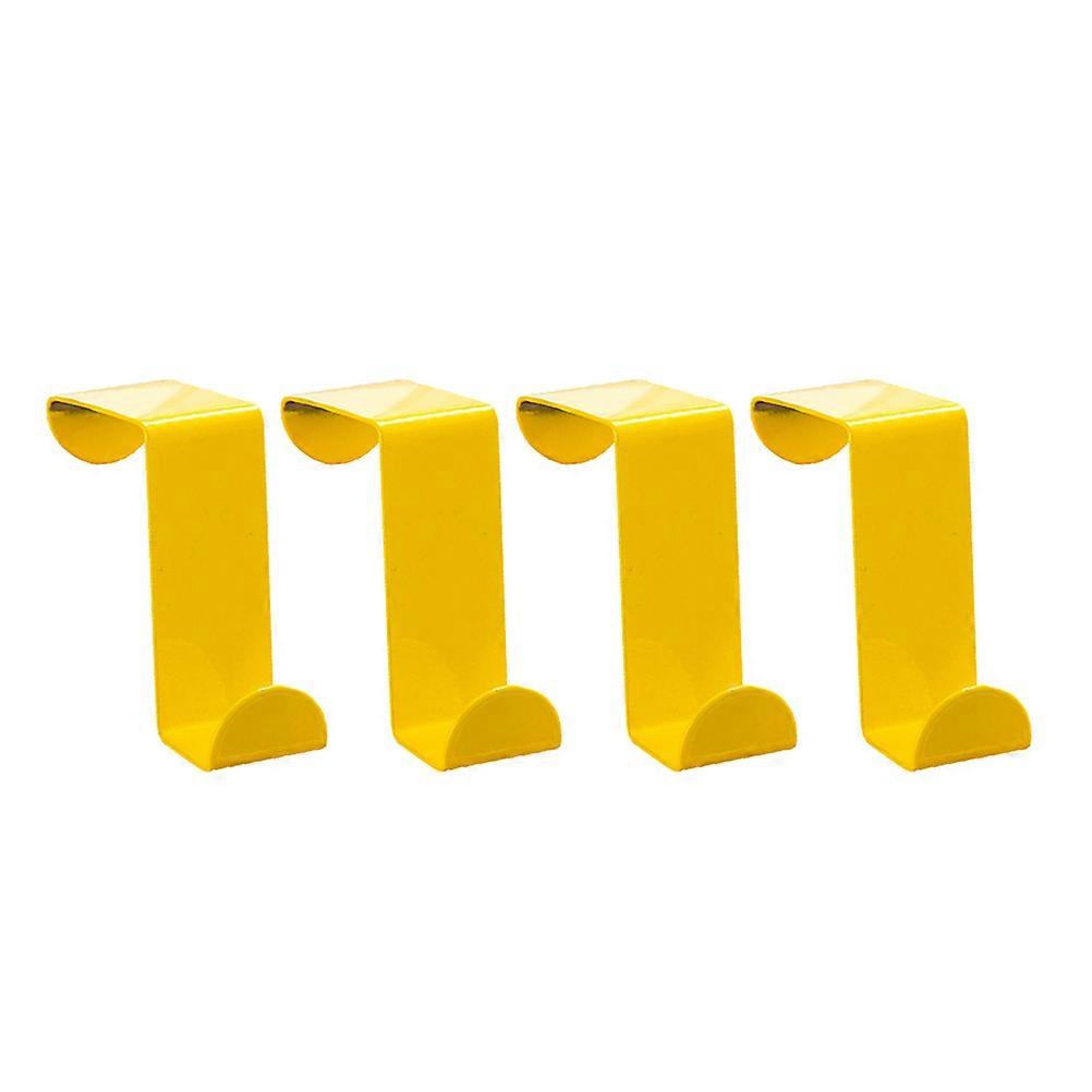 Door Back Hooks Metal Hanging Hook Wardrobe Organization Kitchen Use 10Pcs