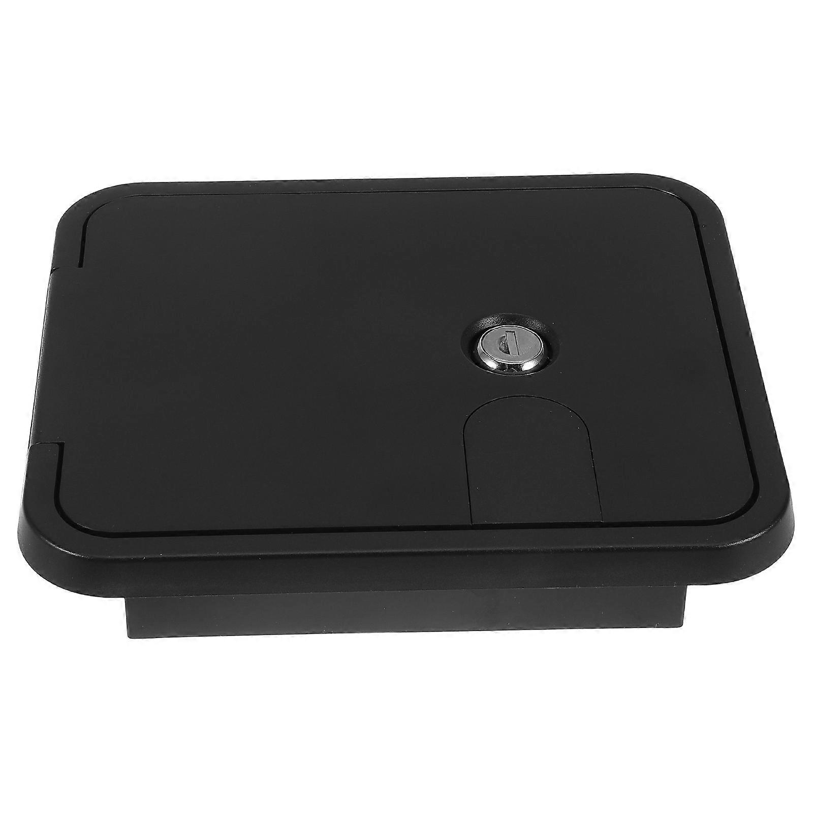Rv Electrical Cable Hatch Rv Storage Compartment Door Camper Storage Door with Locking Mechanism for Travel 1Set