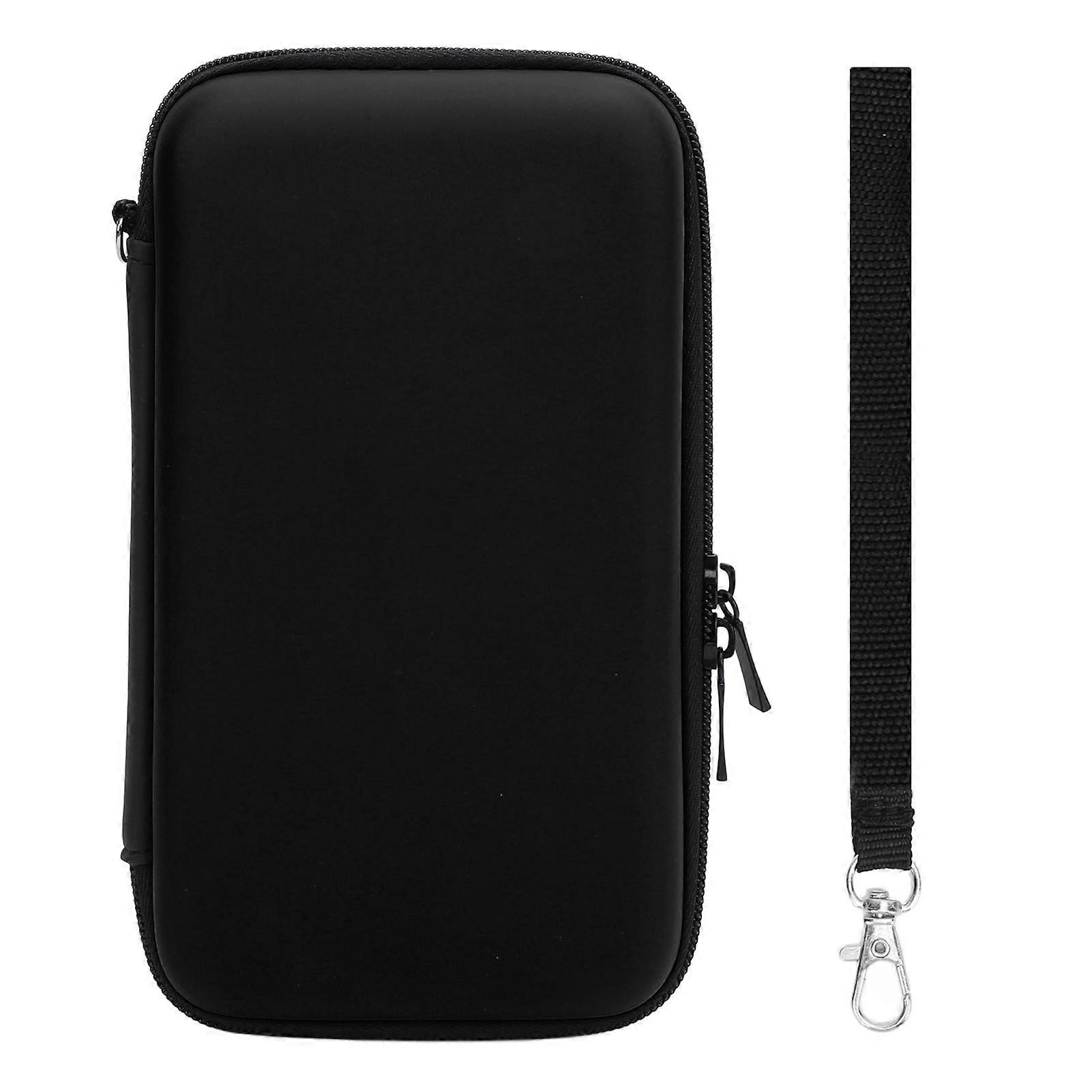 Carrying Case for New 2DS XL, 2DS LL, New 3DS, 3DS with 8 Slots, Protective Hard Shell, Console Accessories Carrying Case, Black