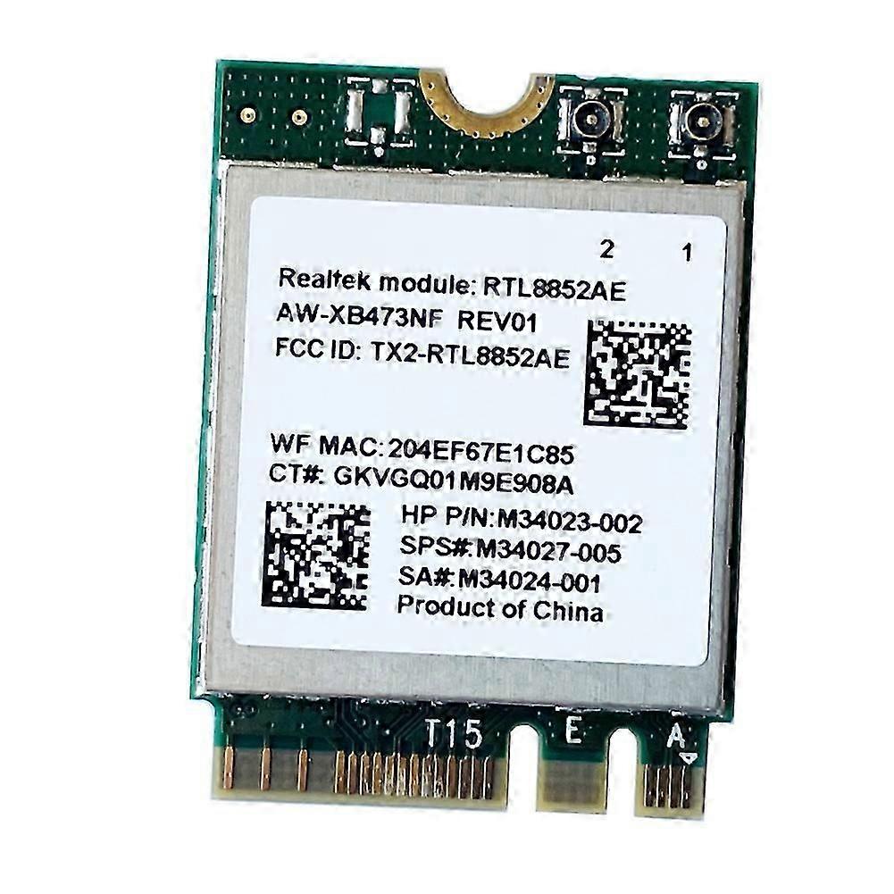 2.4G 5G 802.11AC/AX Wireless Module AW-XB473NF RTL8852AE RTL8852 Wifi 6 -MIMO Network Card Bluetoot