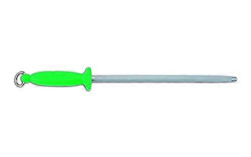 Series Sharpening Steel 300mm - Box of 6 Carbon Steel Chrome Coated with Green Polypropylene Handle