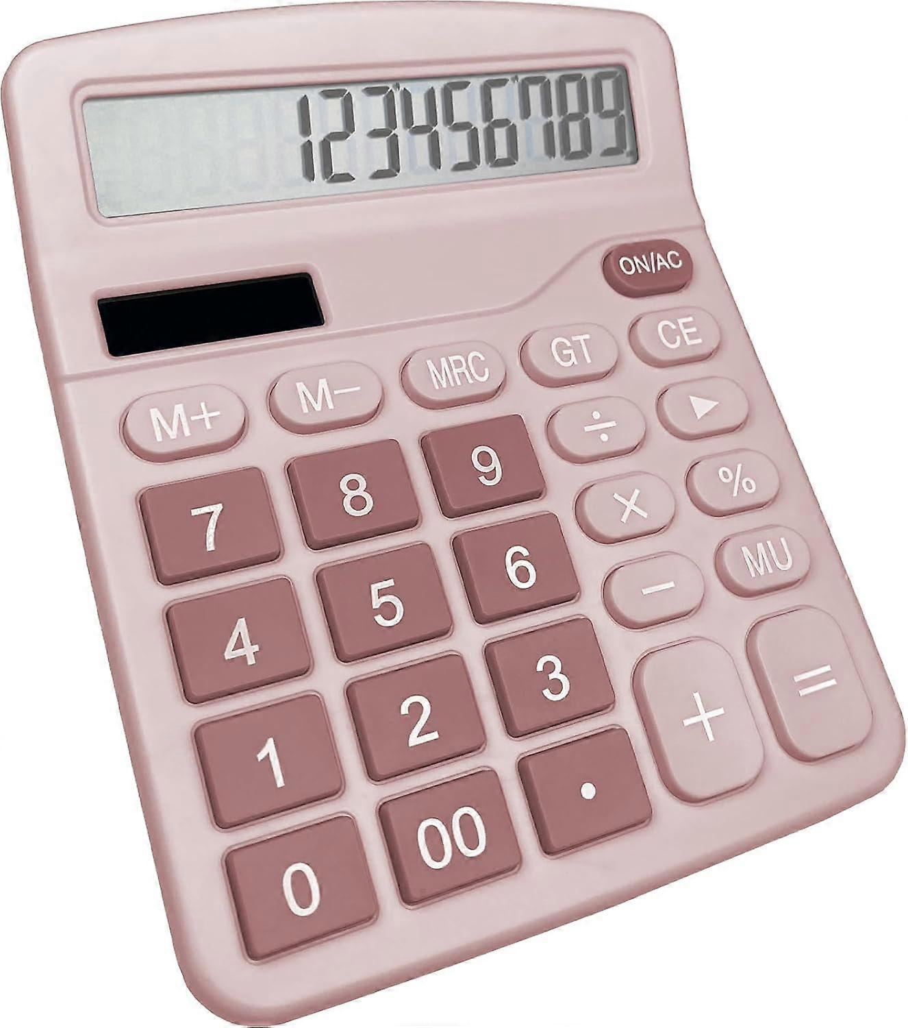 1pc Solar powered desktop calculator - Large LCD display