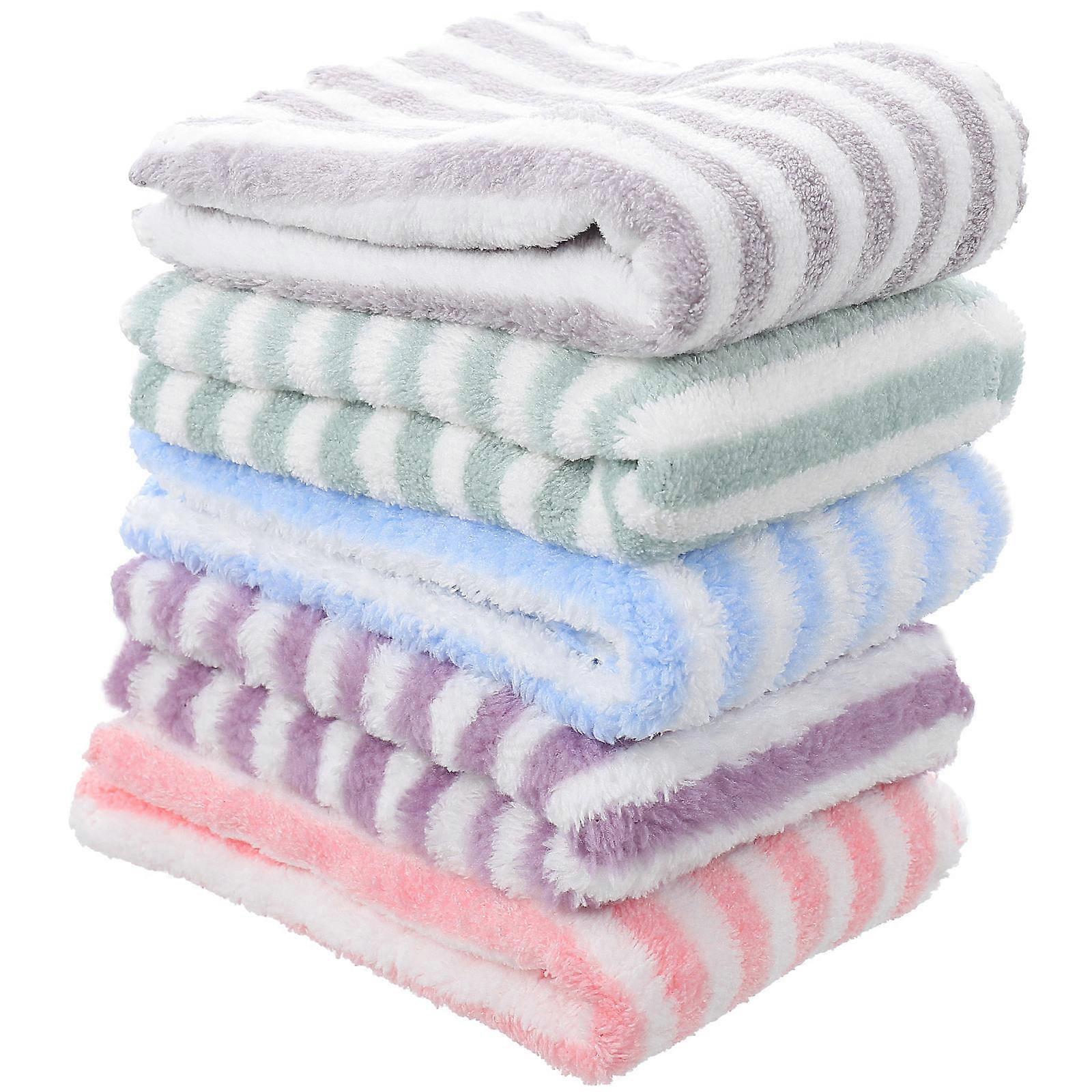 5pcs Soft Absorbent Small Pet Bath Towels Guinea Pig Blankets for Cage Multi Use Hamster Shower Towel