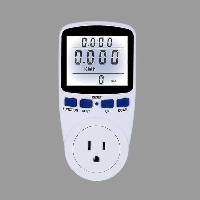 1 Piece KW47-US Electricity Consumption Monitoring Plug Power Watt Volt