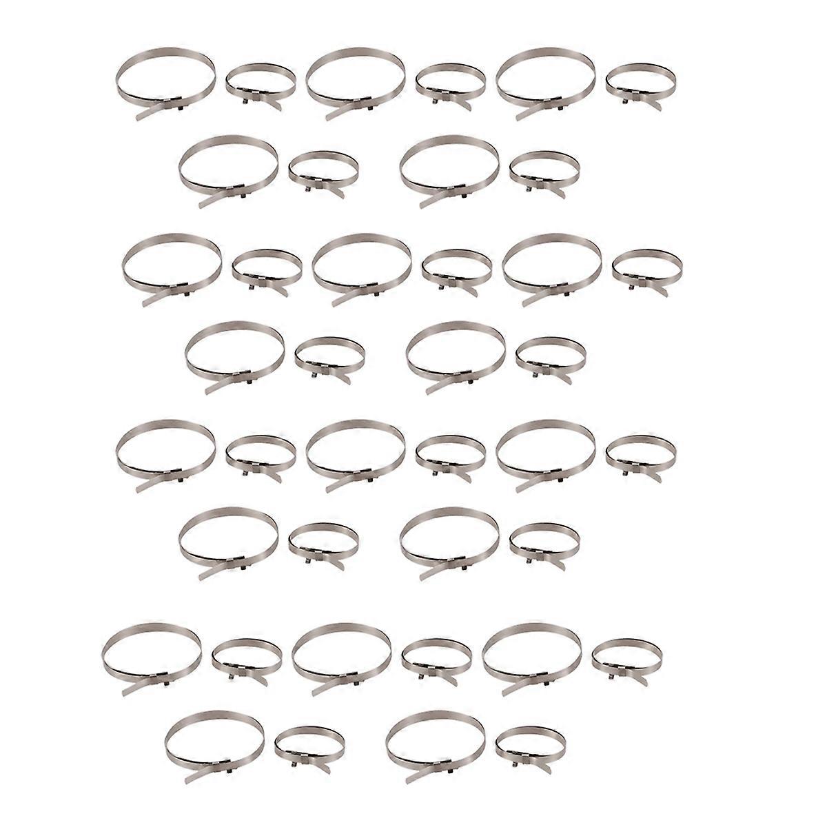 Car Constant Velocity CV Joint Boot Clamp Clip Fastener 2 Pcs