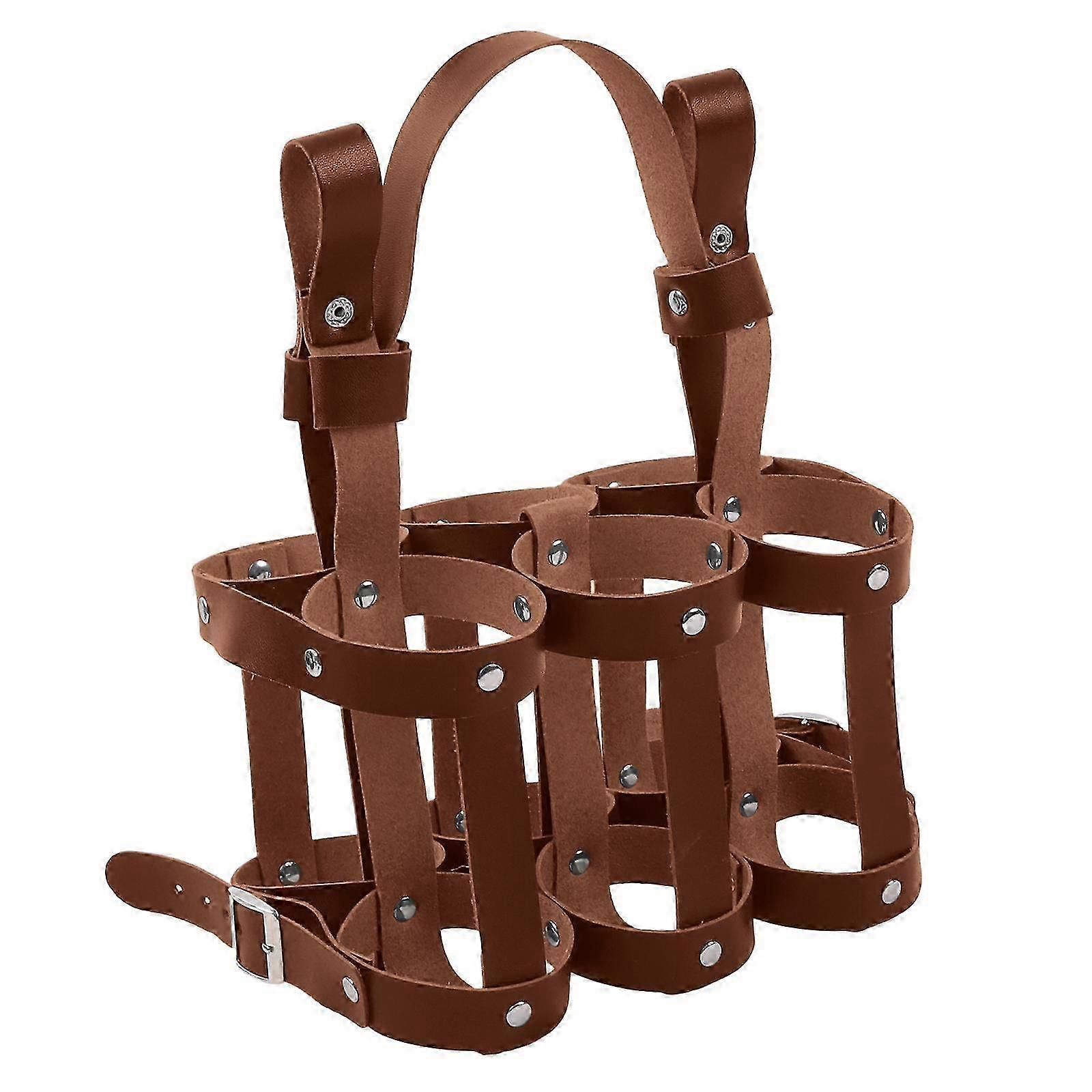 Portable Drink Carrier for Bikes, Holds up to 6 Bottles or Cans, Ideal Water Bottle Holder for Cycling Enthusiasts