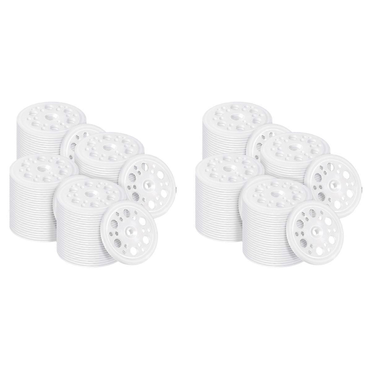 400 Pcs 1.77 Inch/ 45 mm Plastic Insulation Washers Load Spreading Polypropylene Washers for Fixing