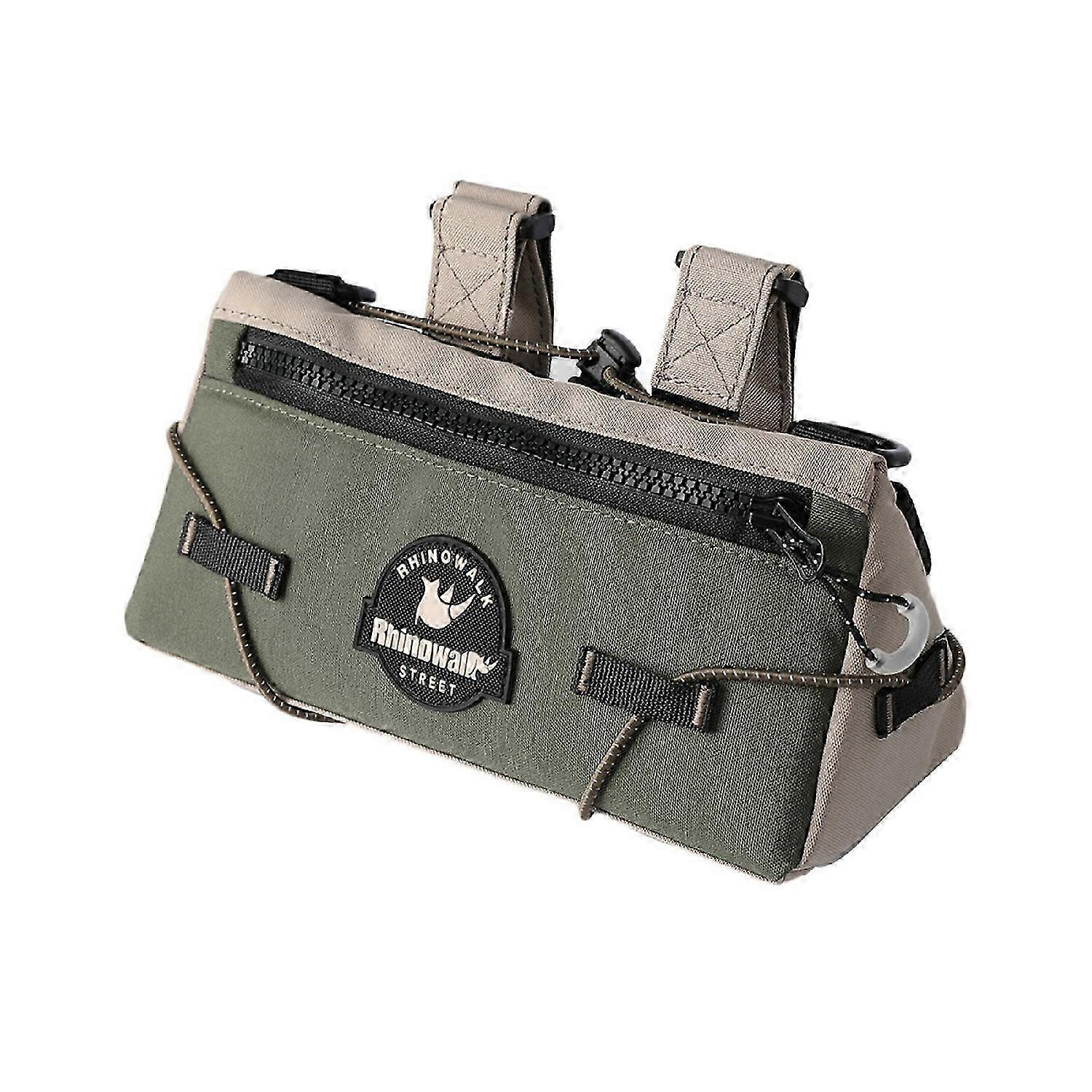 Waterproof Nylon Front Bag for Folding Bicycle Handlebar with Shoulder Strap