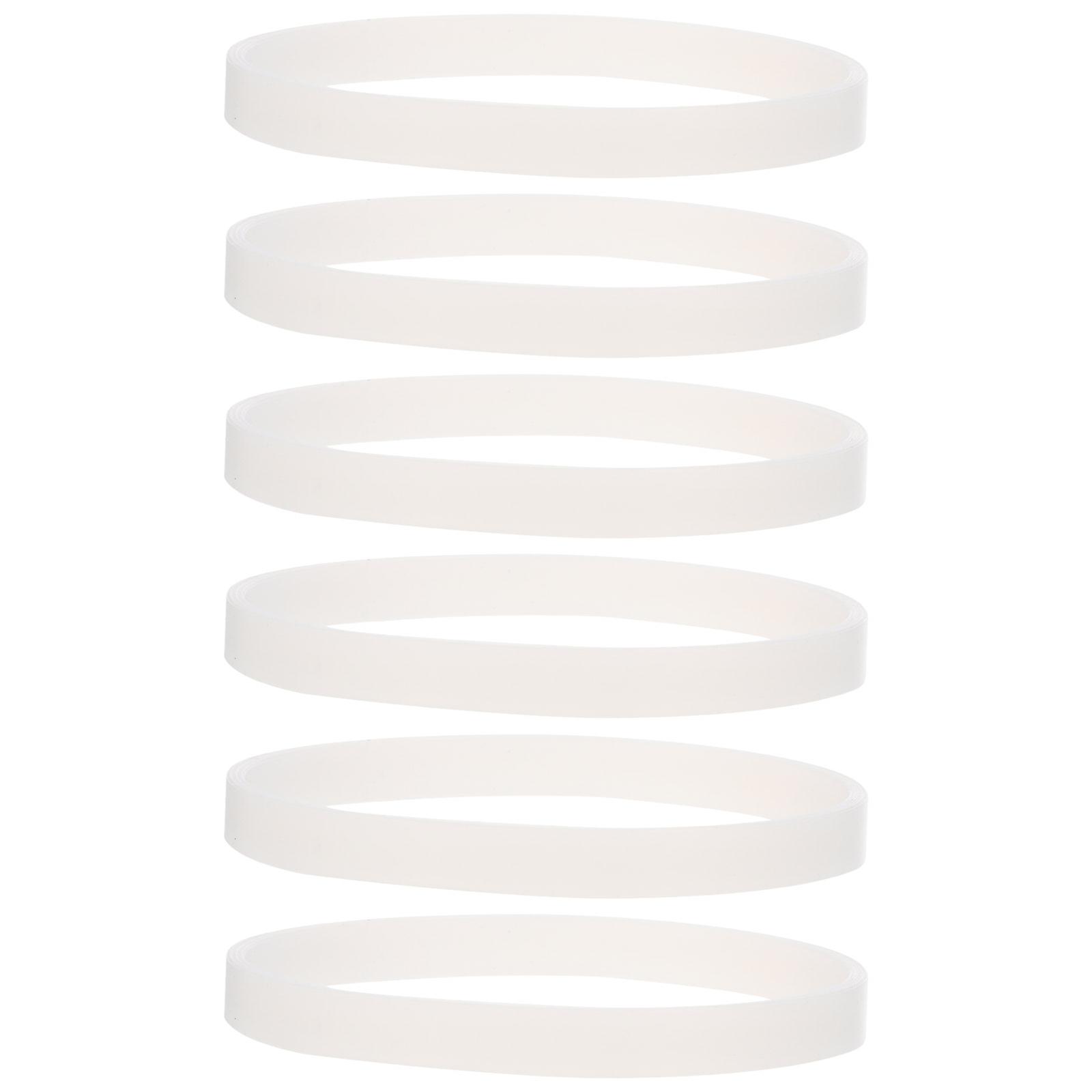 Replacement Juicer Silicone Gasket O-Ring 6Pcs Practical Sealing Ring White