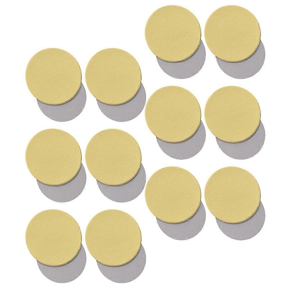 Round Cake Drums Multi-Tiered Cakes Baking Base Golden 1.7mm Thick 12Pcs