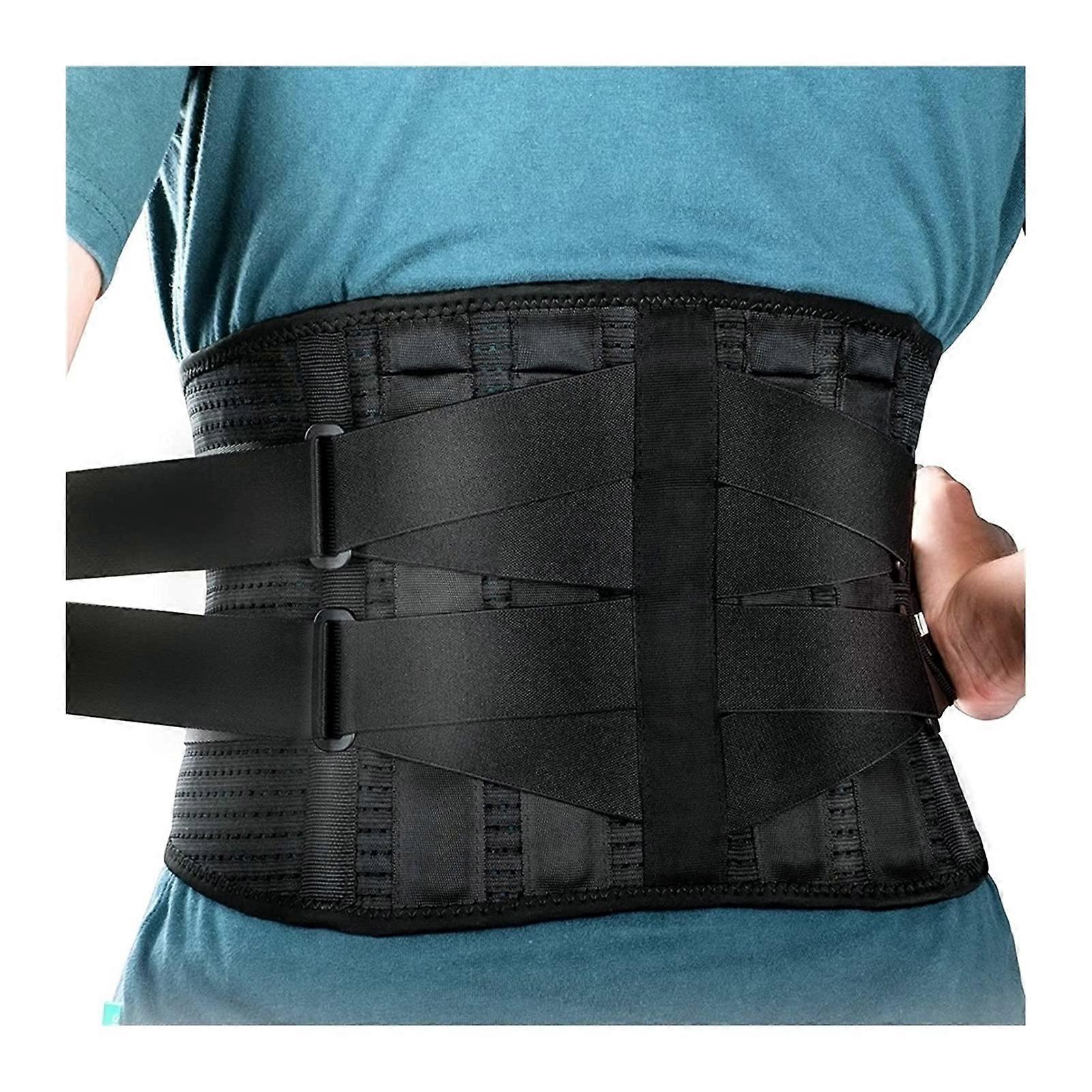 Back Support Belt, Lumbar Support, Adjustable, for Men and Women, Size L
