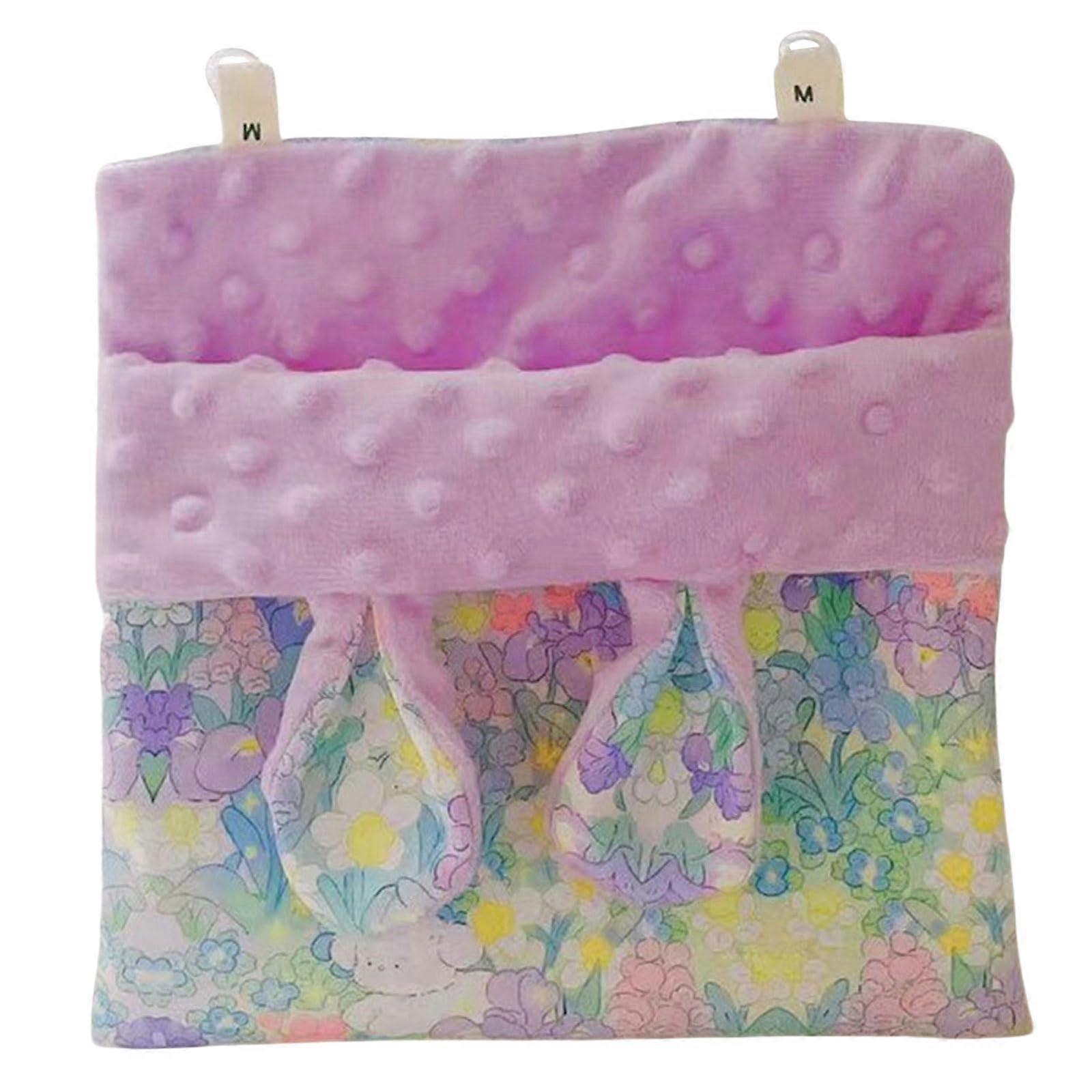 Hängematte für Kleintiere aus Samt, Schlafsack für Hamster und Eichhörnchen, weiche Hängematte für Krallenaffen