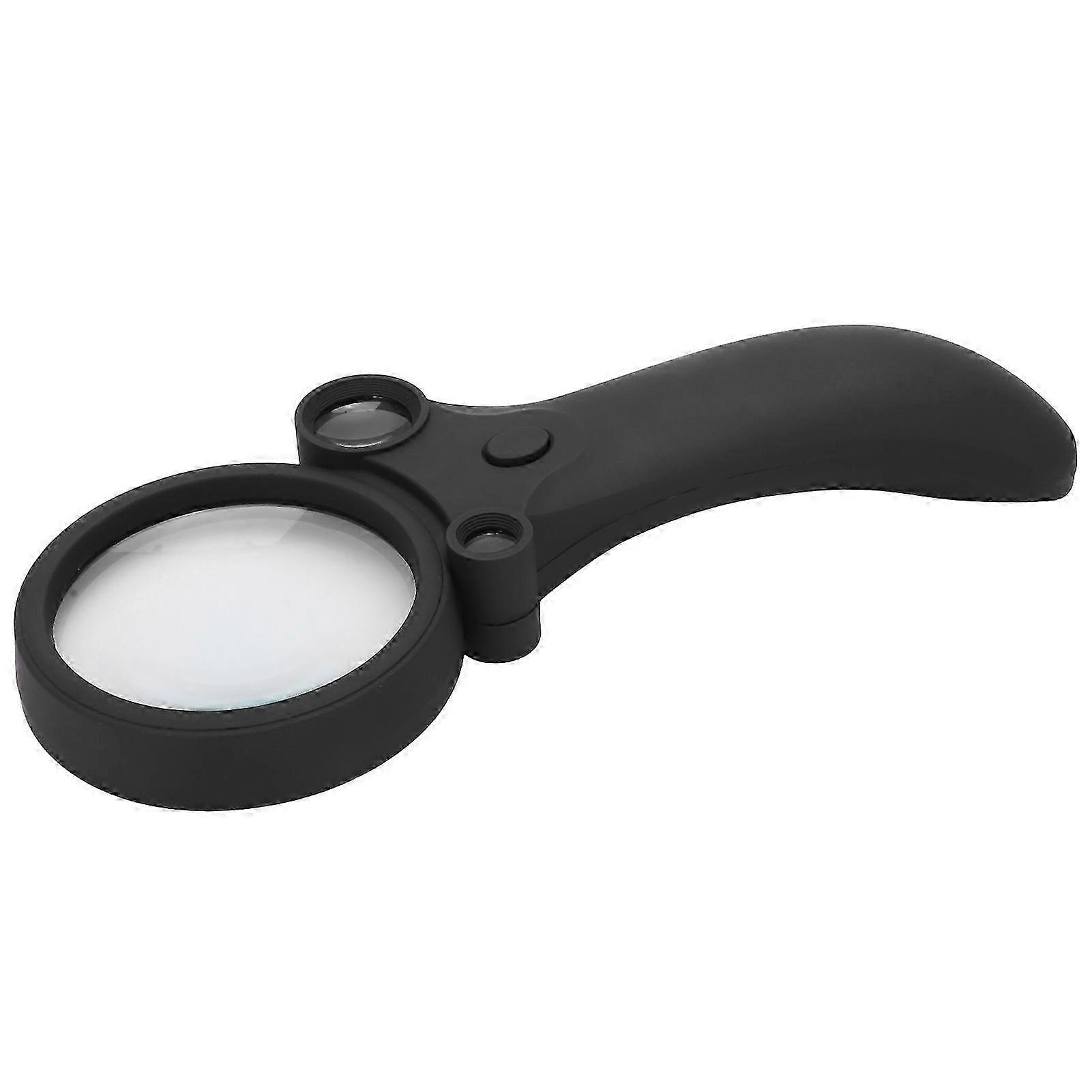 Handheld High Definition Round Multipurpose Magnifying Glass with LED and UV Light