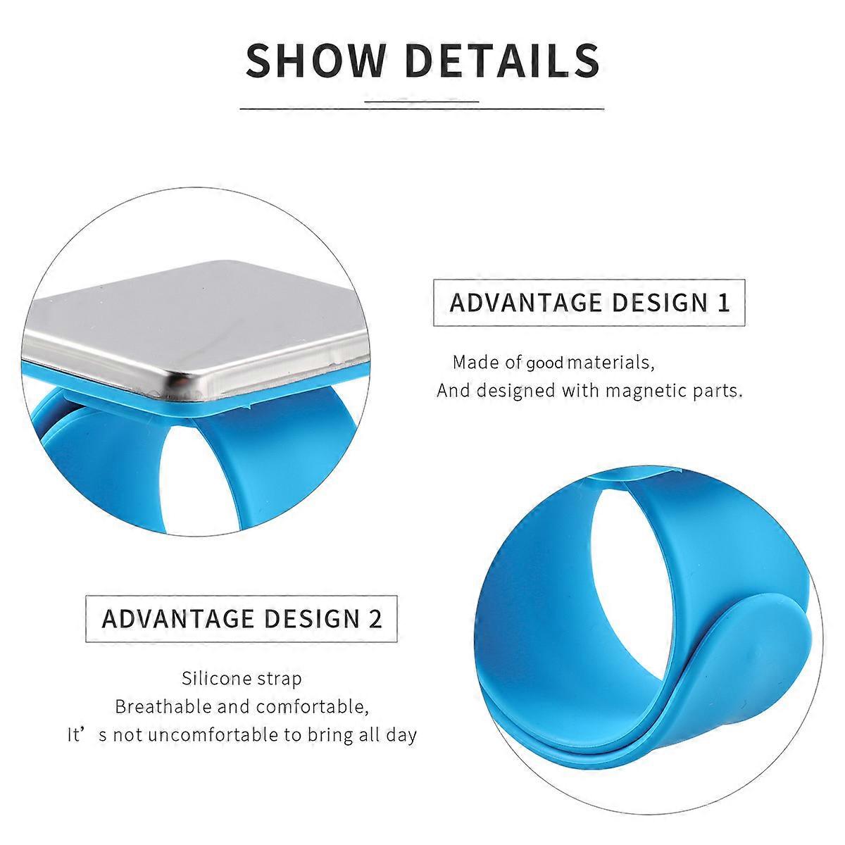 It sounds like you're referring to a **Silicone Slap Bracelet Pin Holder** designed specifically for **hairdressers** or salon professionals. Let me