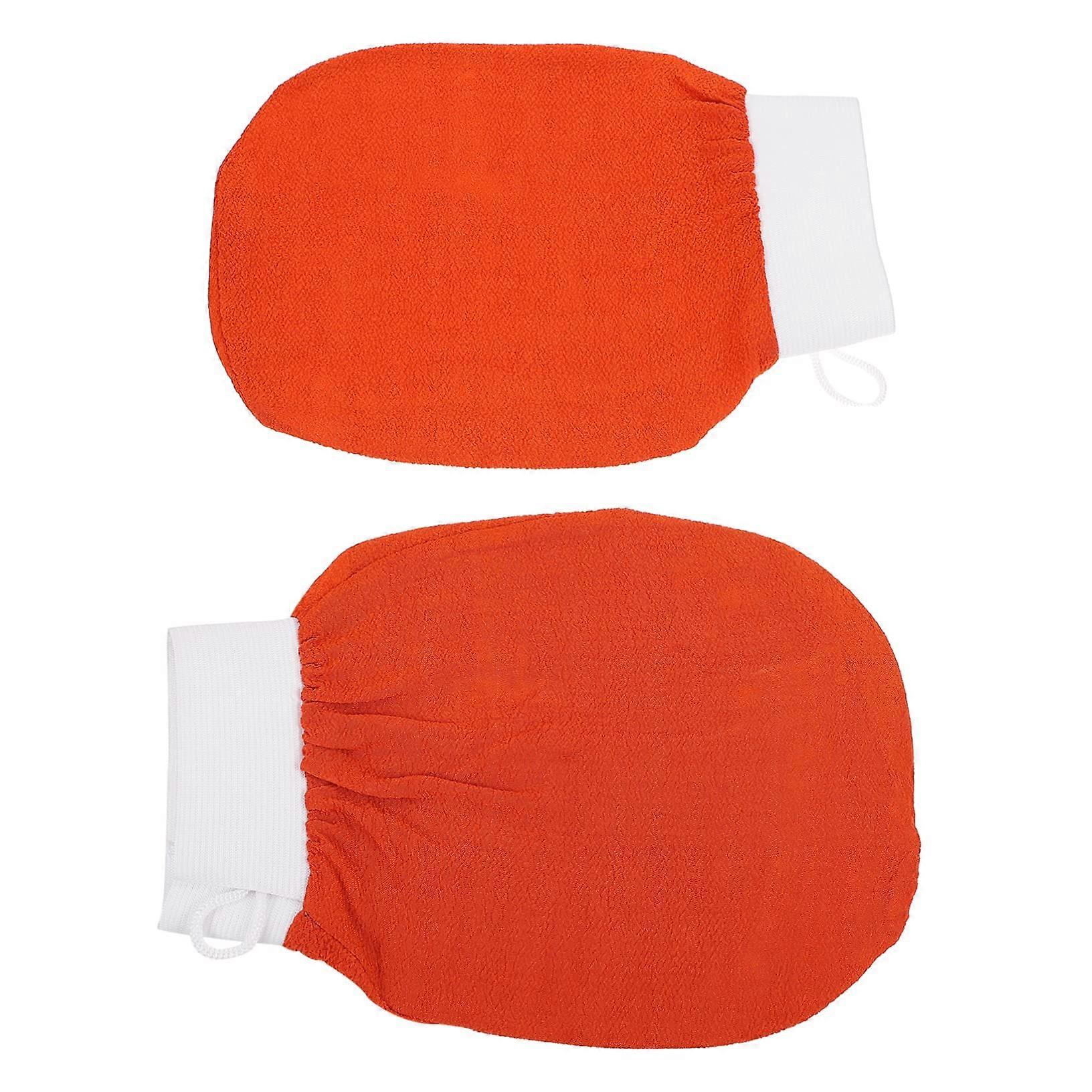 Exfoliating Gloves Bath Gloves 2-Piece Set For Body Massage Creative Style