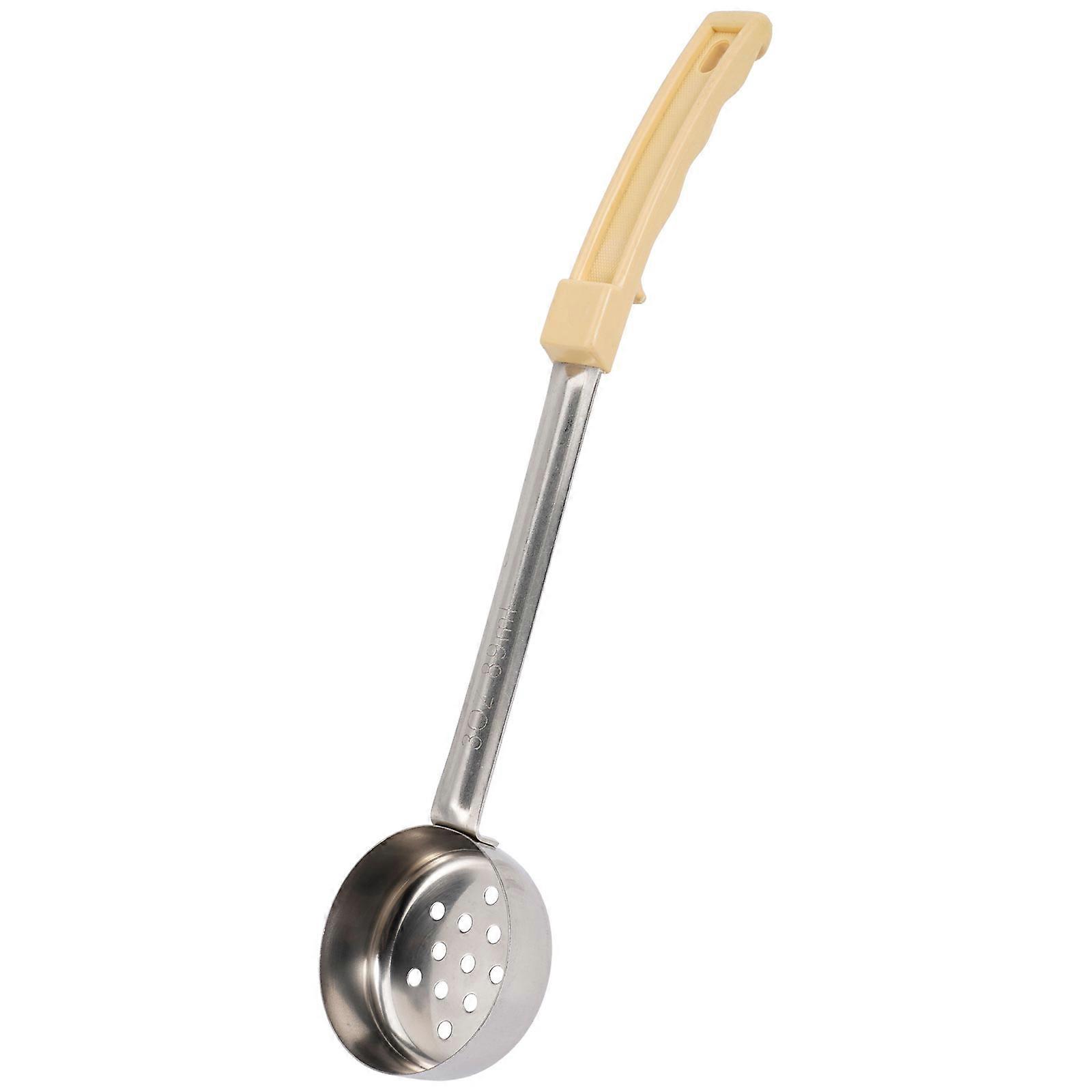 Portion Ladle Scoop Stainless Steel Portion Control Spoon Coffee Shop Cooking Tool 13×3×1in 1Pack