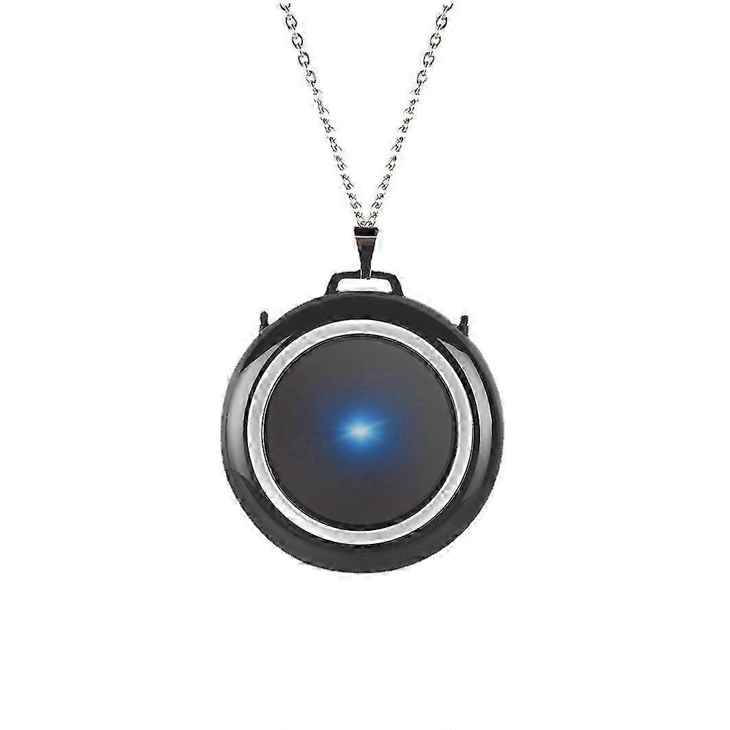 Personal Rechargeable Portable Air Purifier, Negative Ion Generator, Proven Performance, Small Mini Negative Ion Pendant, black
