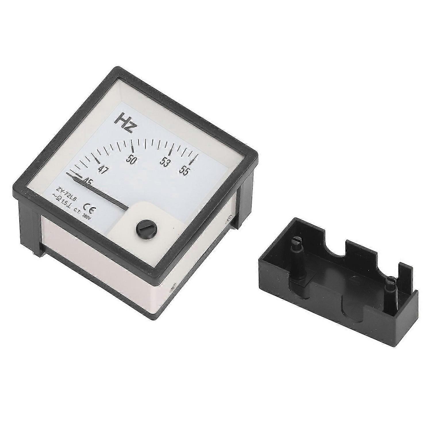 AC Frequency Meter 45 To 55Hz 1.5 Class Accuracy 72x72mm Panel Frequency Tester AC380V