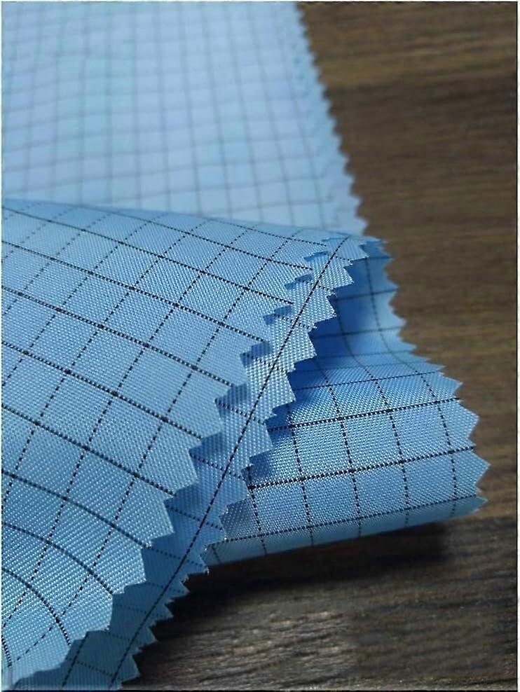 Shielding Fabric for WiFi Conductive Clothing, Hats, Shoes, Gloves, Bag Overalls (Blue, 1.5 x 1 m) 1.5x1m Blue