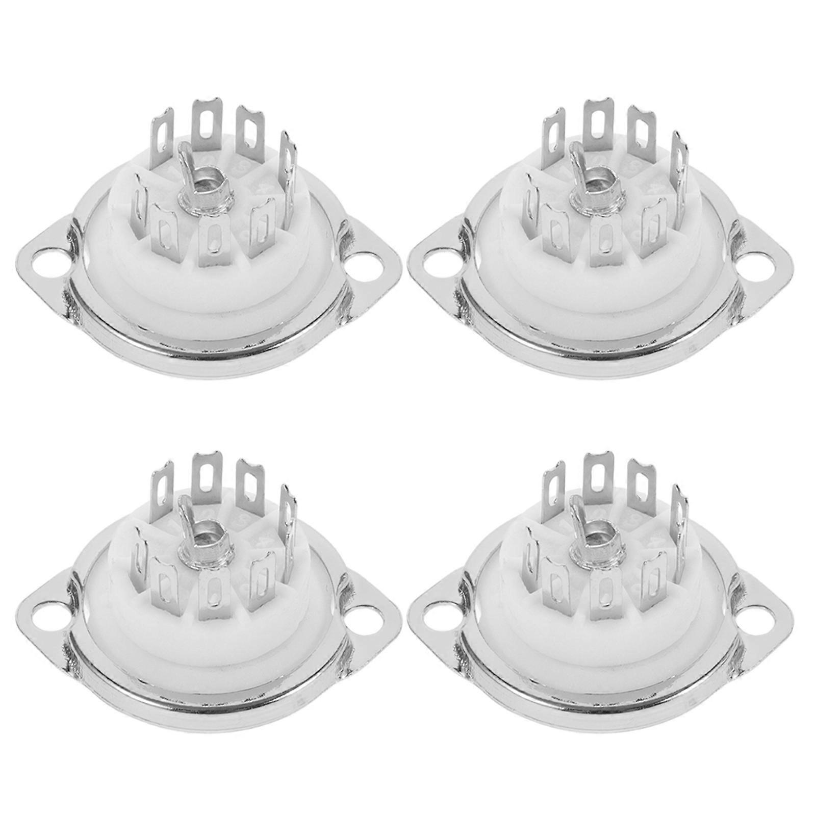 Reduction Tube Sockets Conductivity Enhancement Tin- Material 4Pcs