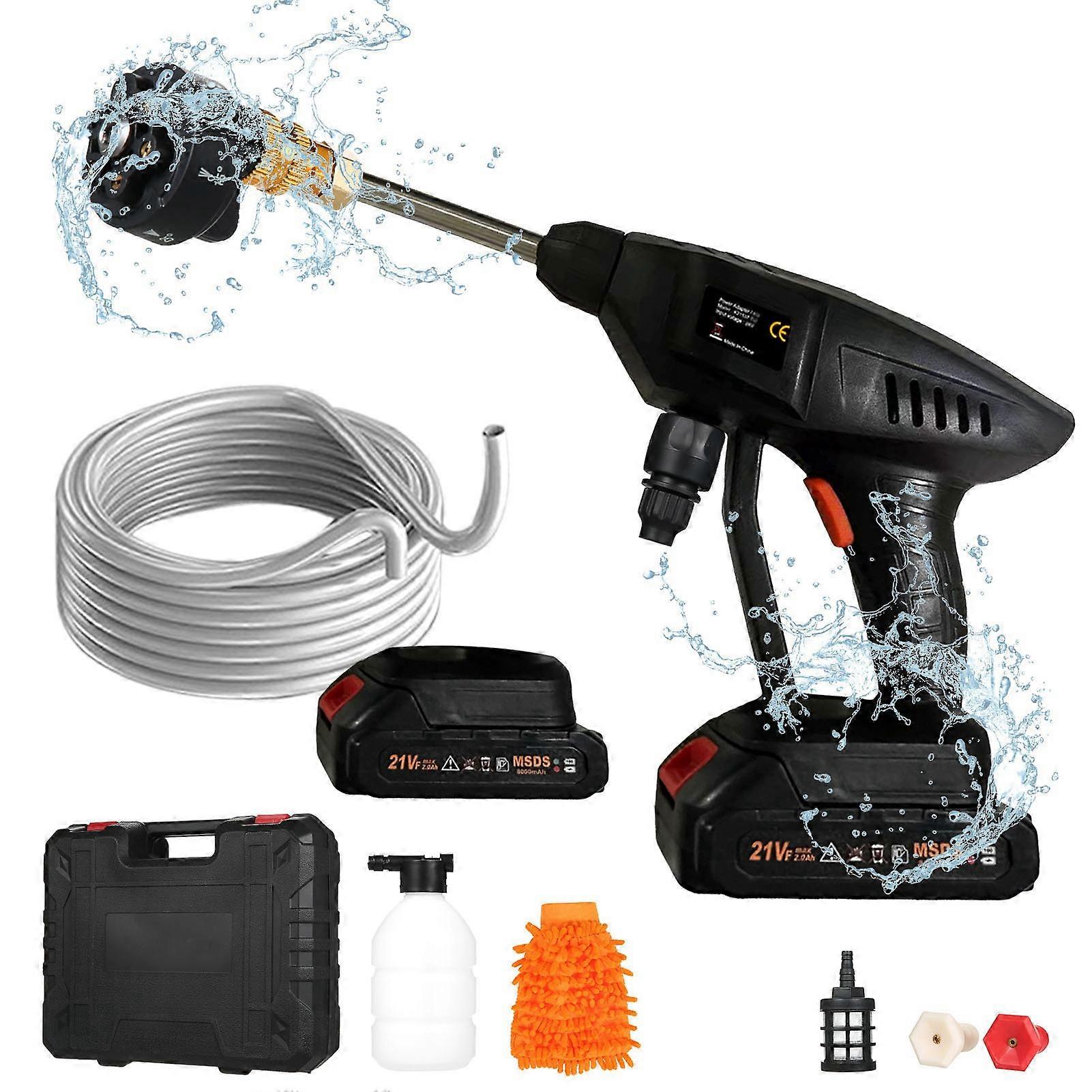 Machine de lavage à haute pression pour le nettoyage des clôtures avec batterie rechargeable