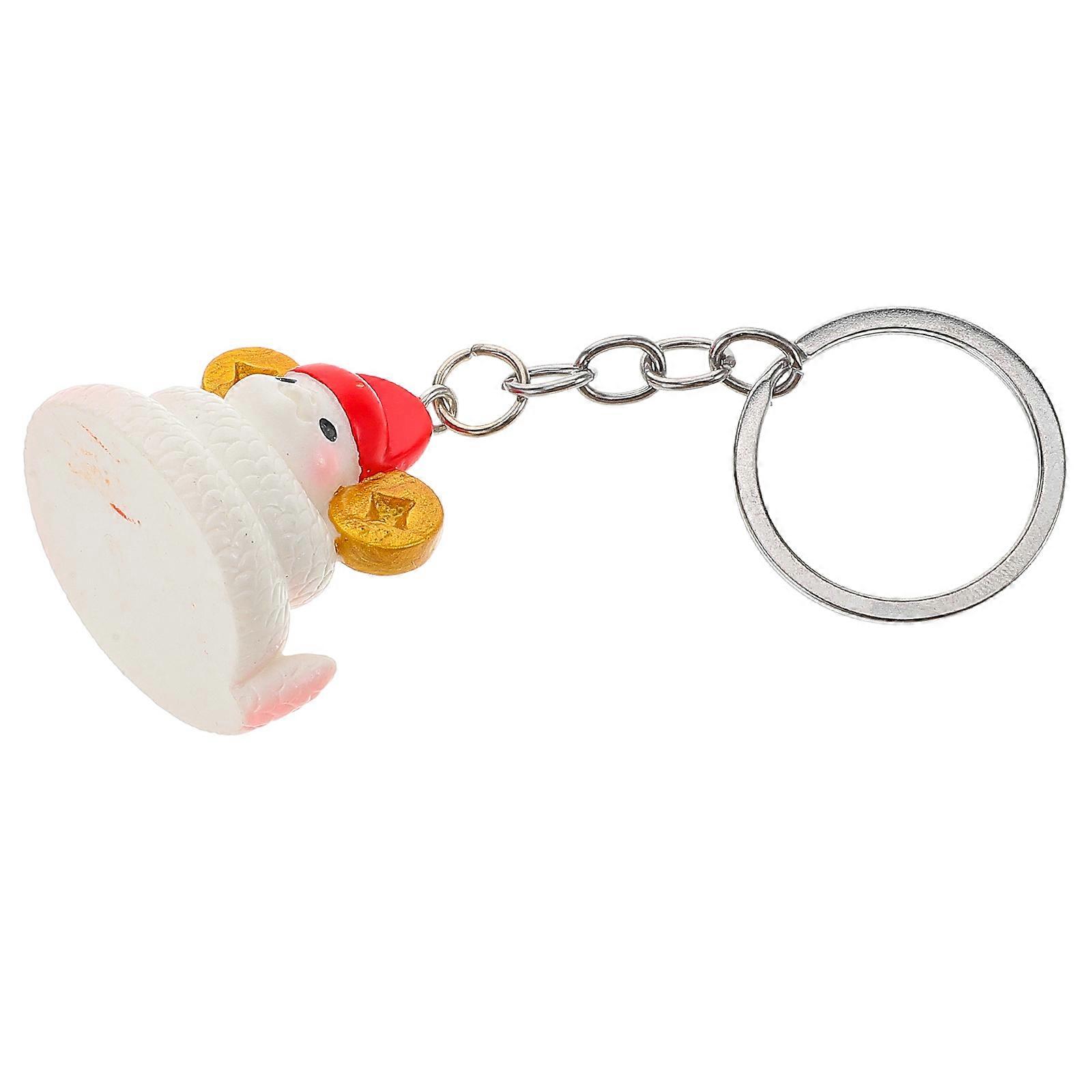 Chinese Snake Keychain Year Of The Snake 2025 Craftsmanship Bag Decoration Assorted Color 9.70X3.50X3.10CM 1Pc