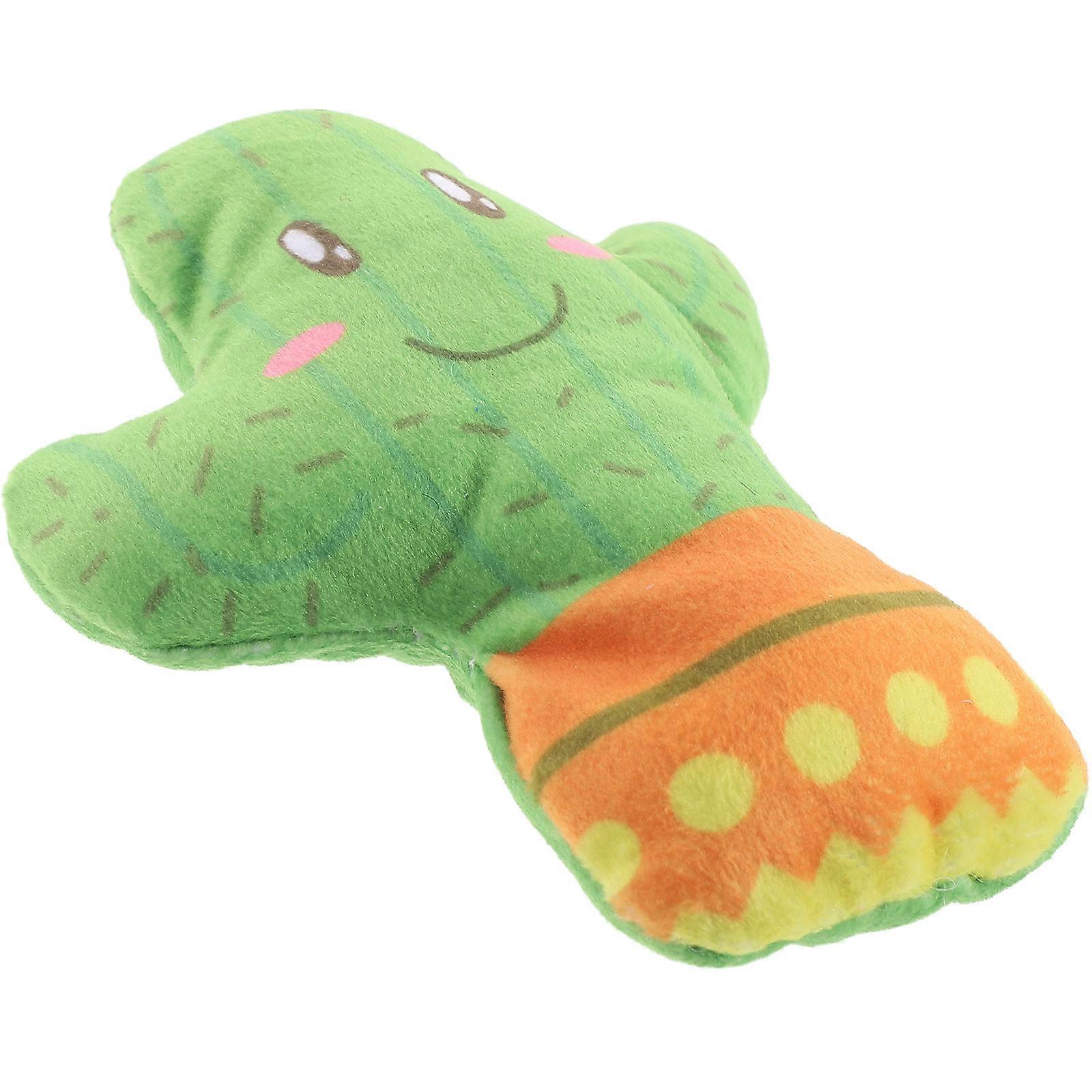 Cute Cartoon Cactus Cat Toy with Catnip – Durable Plush Interactive Teething Plaything for Kitten Stress Relief, Exercise, and Mood Improvement