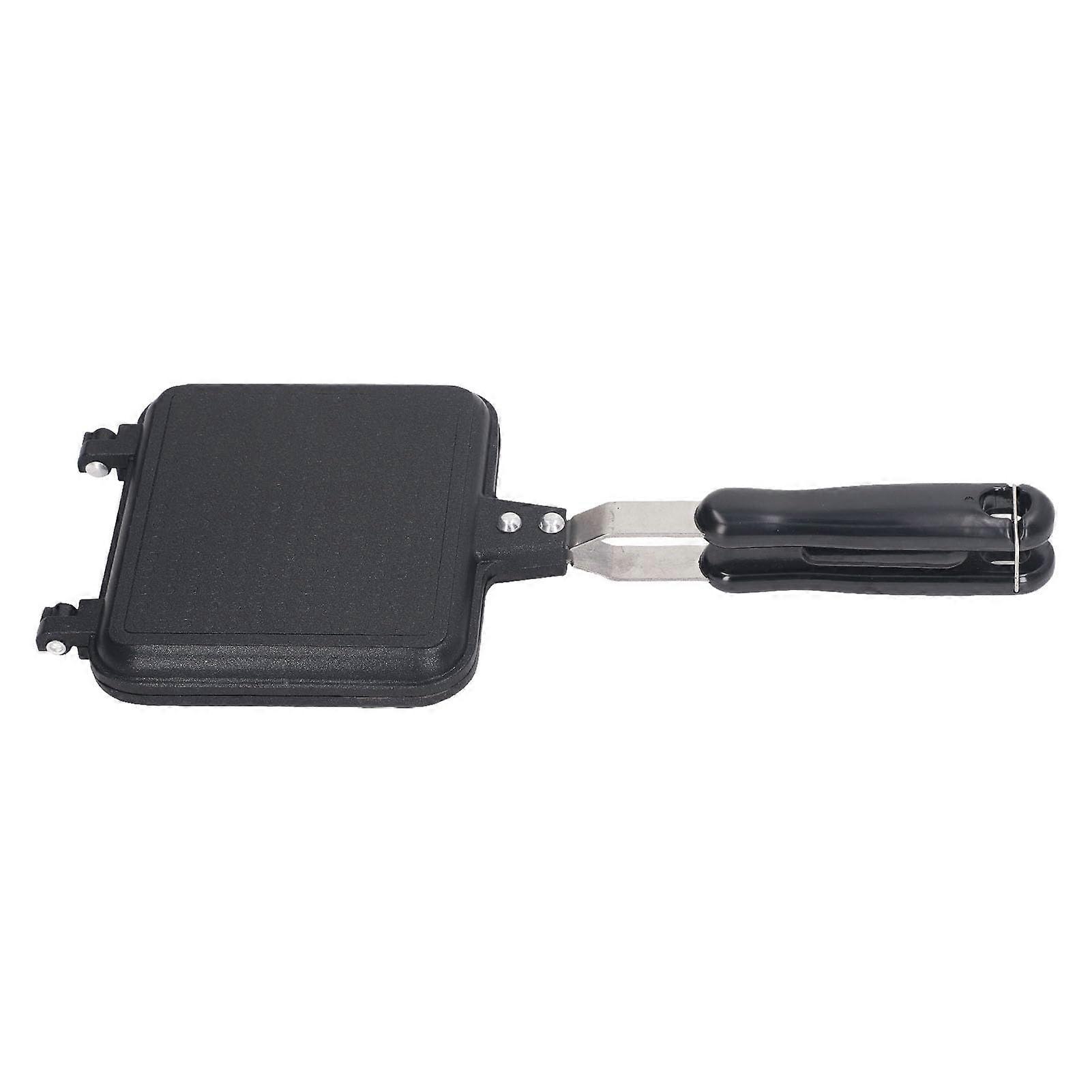 Maker & Panini Press Aluminium Alloy Double-Sided Non-Stick Flip Pan For Naan Bread Pancakes Grilled Cheese