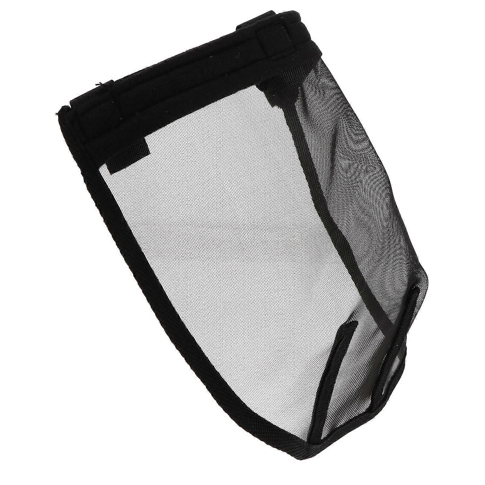 Arabian Fly Masks Anti Fly Mesh Horse Mask Summer Use Black 25 5X23X1CM Comfortable Fit 1Pcs